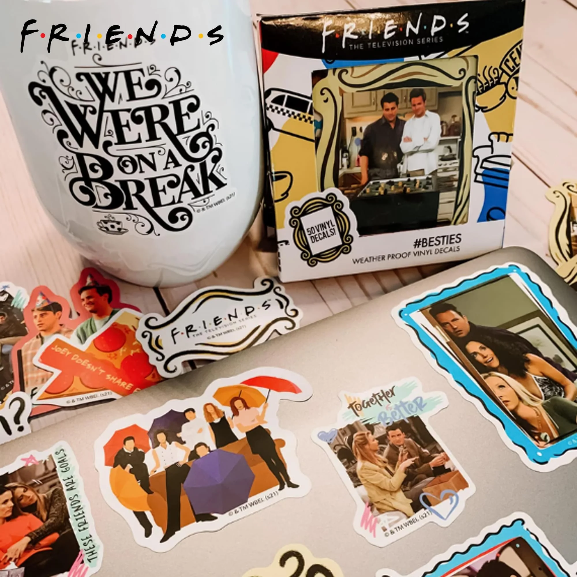 Friends #BESTIES Vinyl Decal 50-Pack - Image 7
