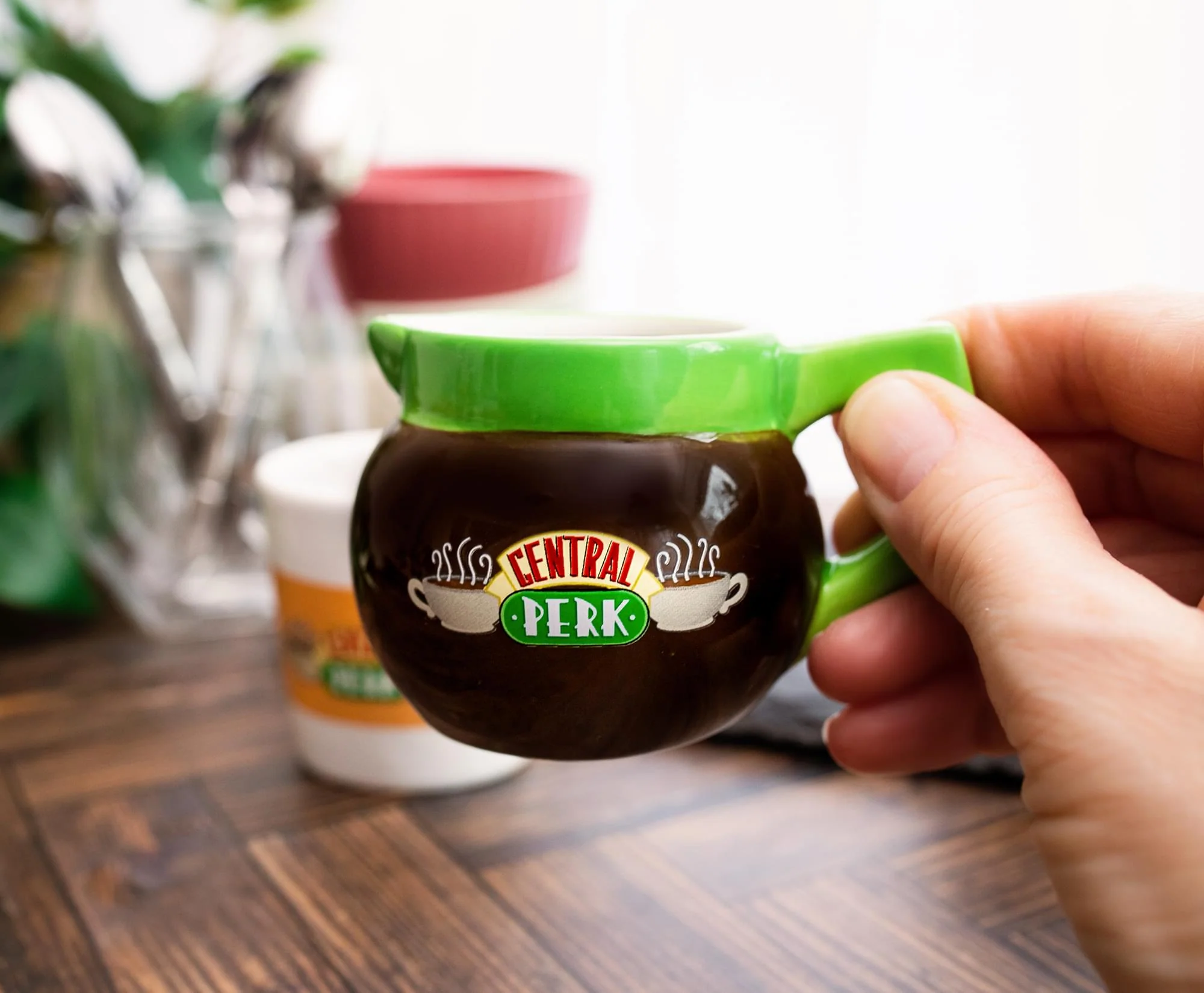 Friends Central Perk 4-Ounce Sculpted Ceramic Mini Cups | Set of 3 - Image 4