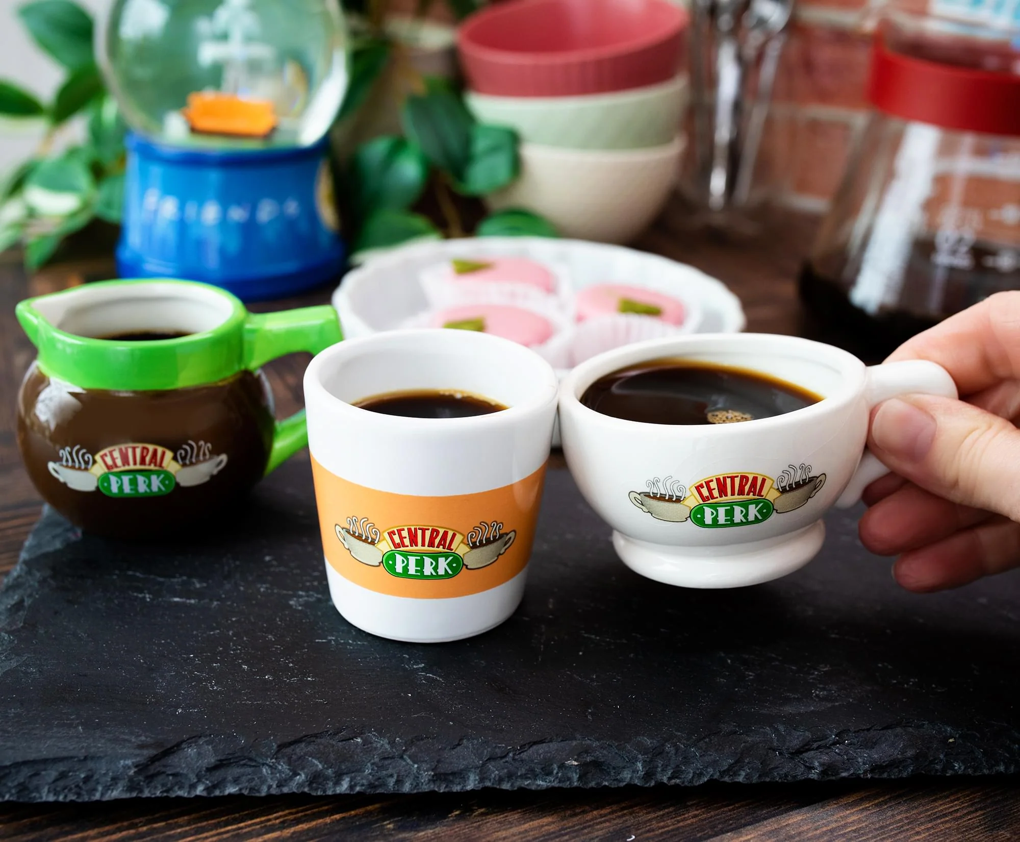 Friends Central Perk 4-Ounce Sculpted Ceramic Mini Cups | Set of 3 - Image 8
