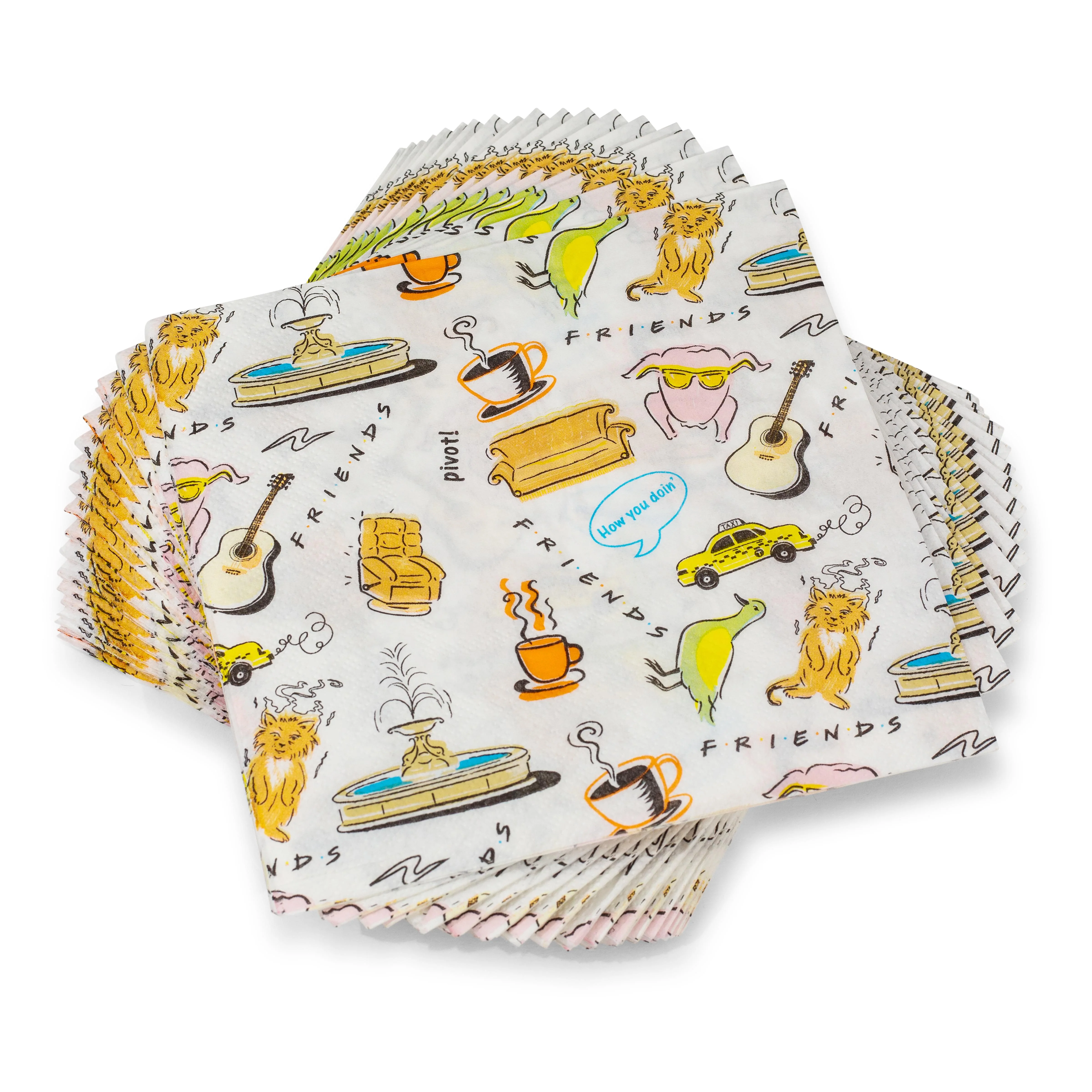 Friends Central Perk 60-Piece Party Tableware Set | Cups, Plates, Napkins - Image 2