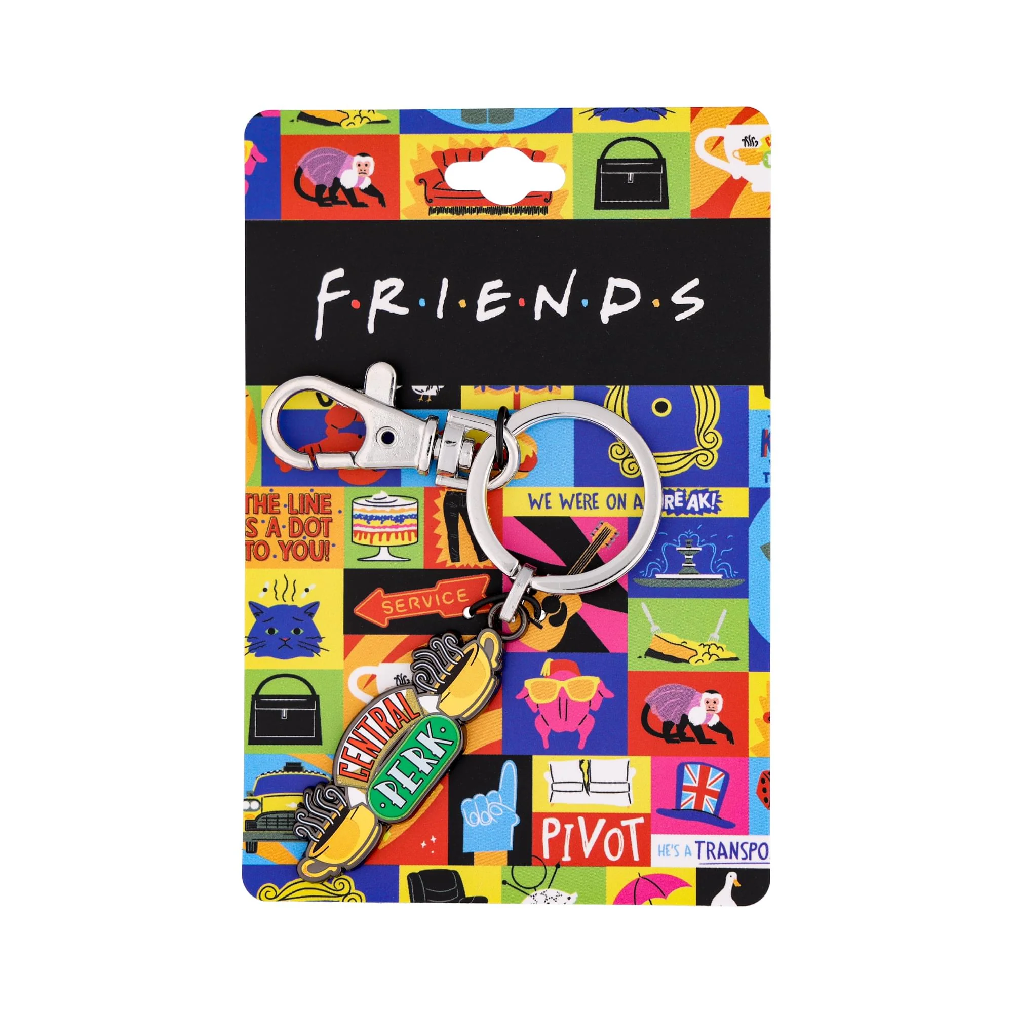 Friends Central Perk Logo Enamel Keychain - Image 2