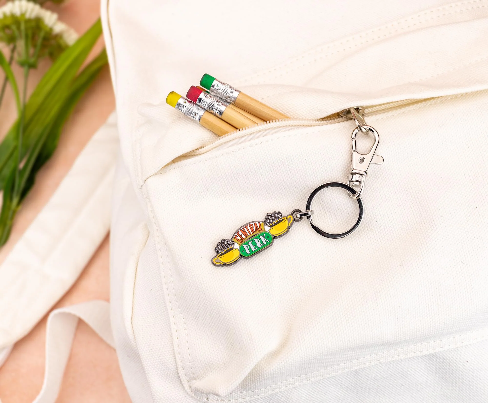 Friends Central Perk Logo Enamel Keychain - Image 6