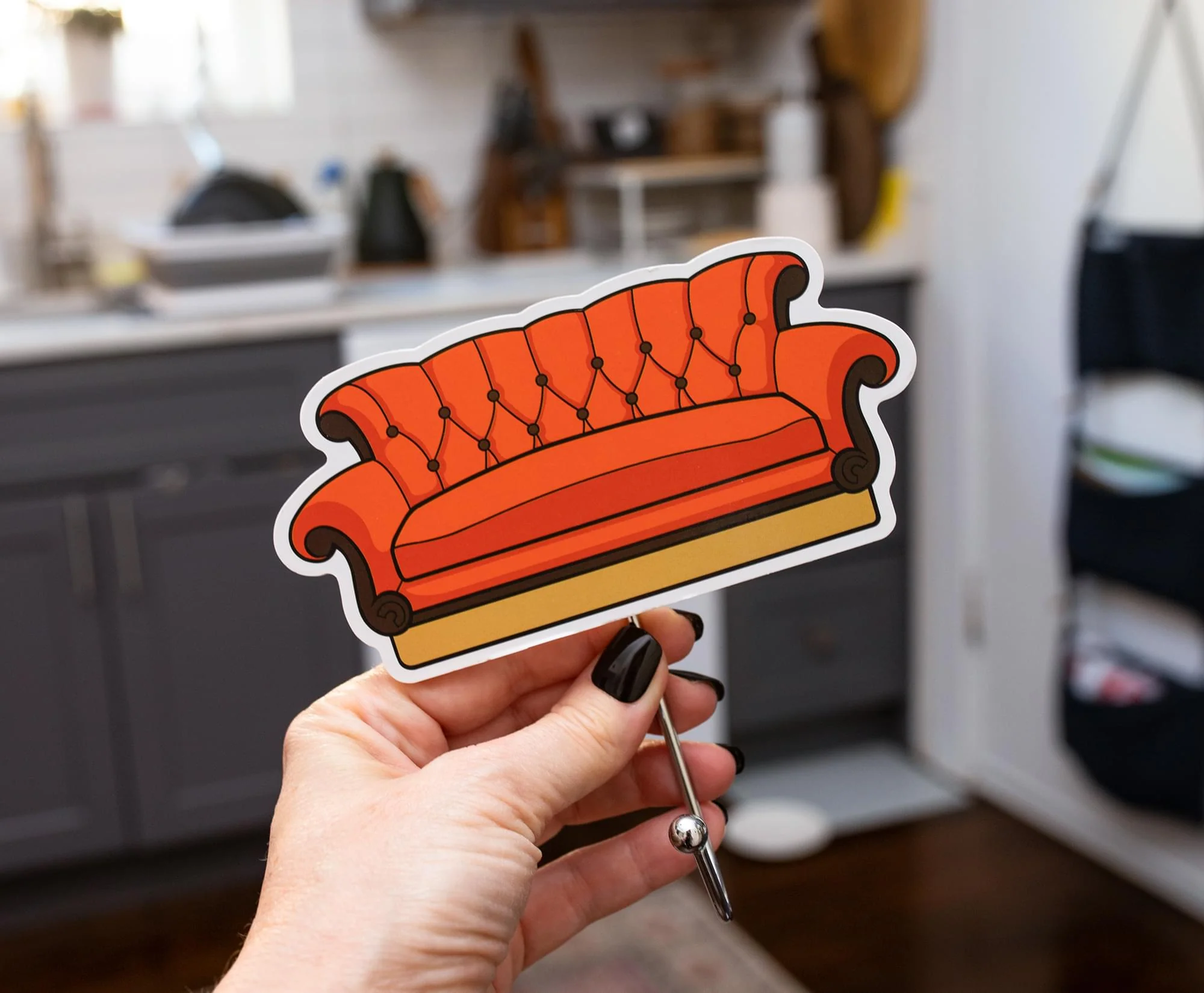 Friends Icons Die-Cut Coat Hanger Wall Hooks | Set of 3 - Image 6