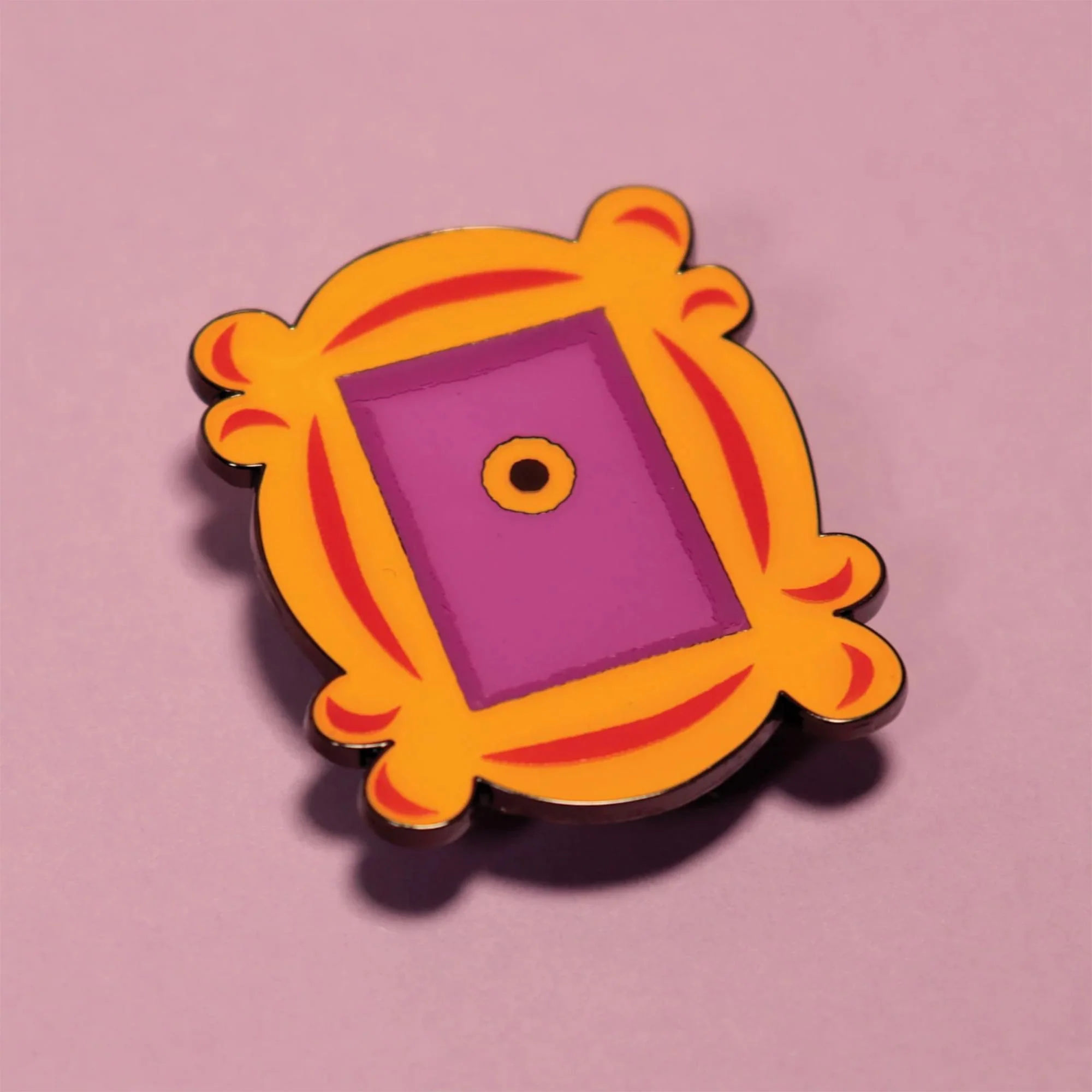Friends Peephole Frame Limited Edition Pin Badge - Image 4