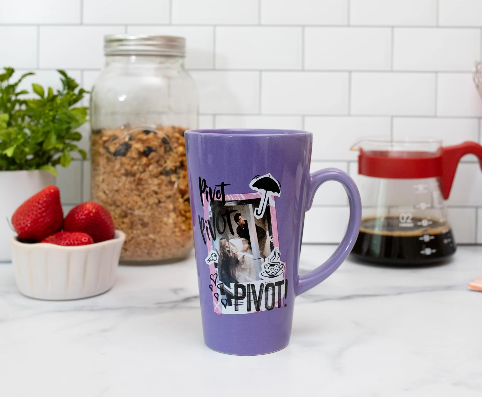 Friends "Pivot" Ceramic Latte Mug | Holds 16 Ounces - Image 3