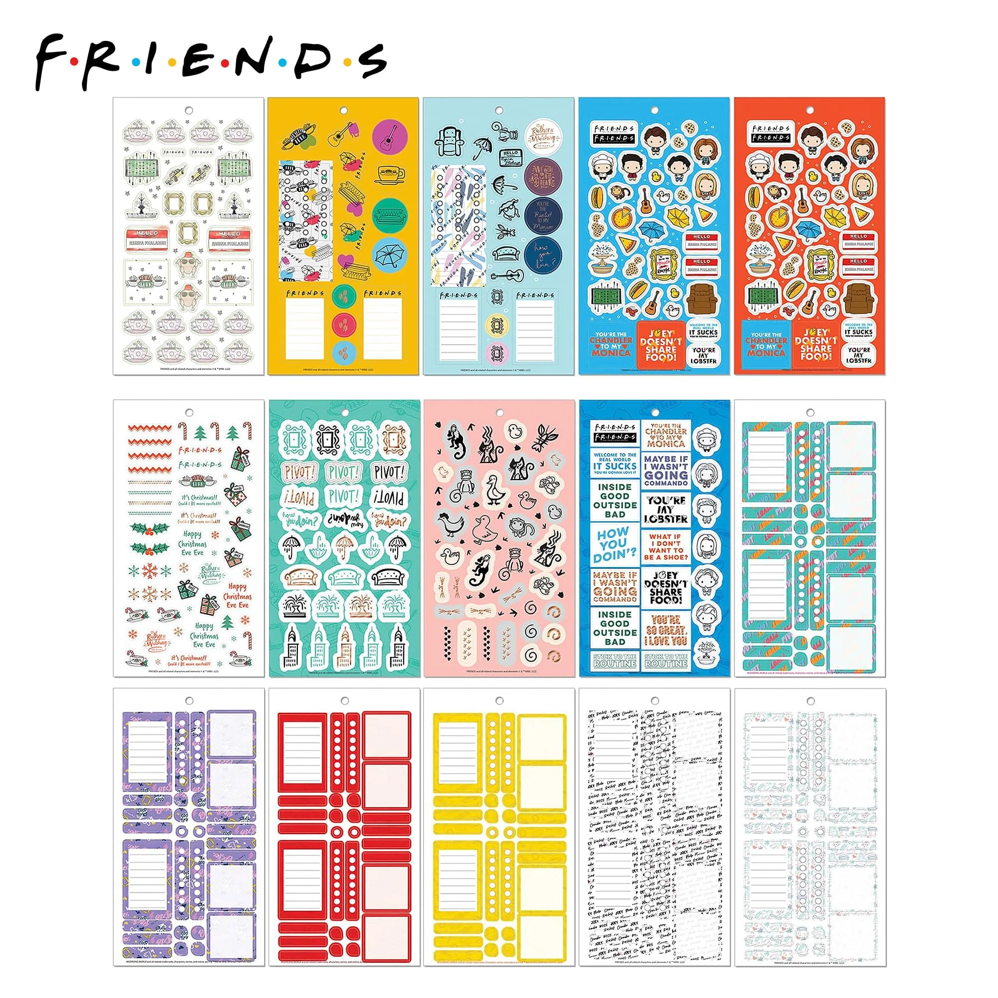 Friends Planner 30-Page Sticker Book | 1000+ Stickers - Image 3