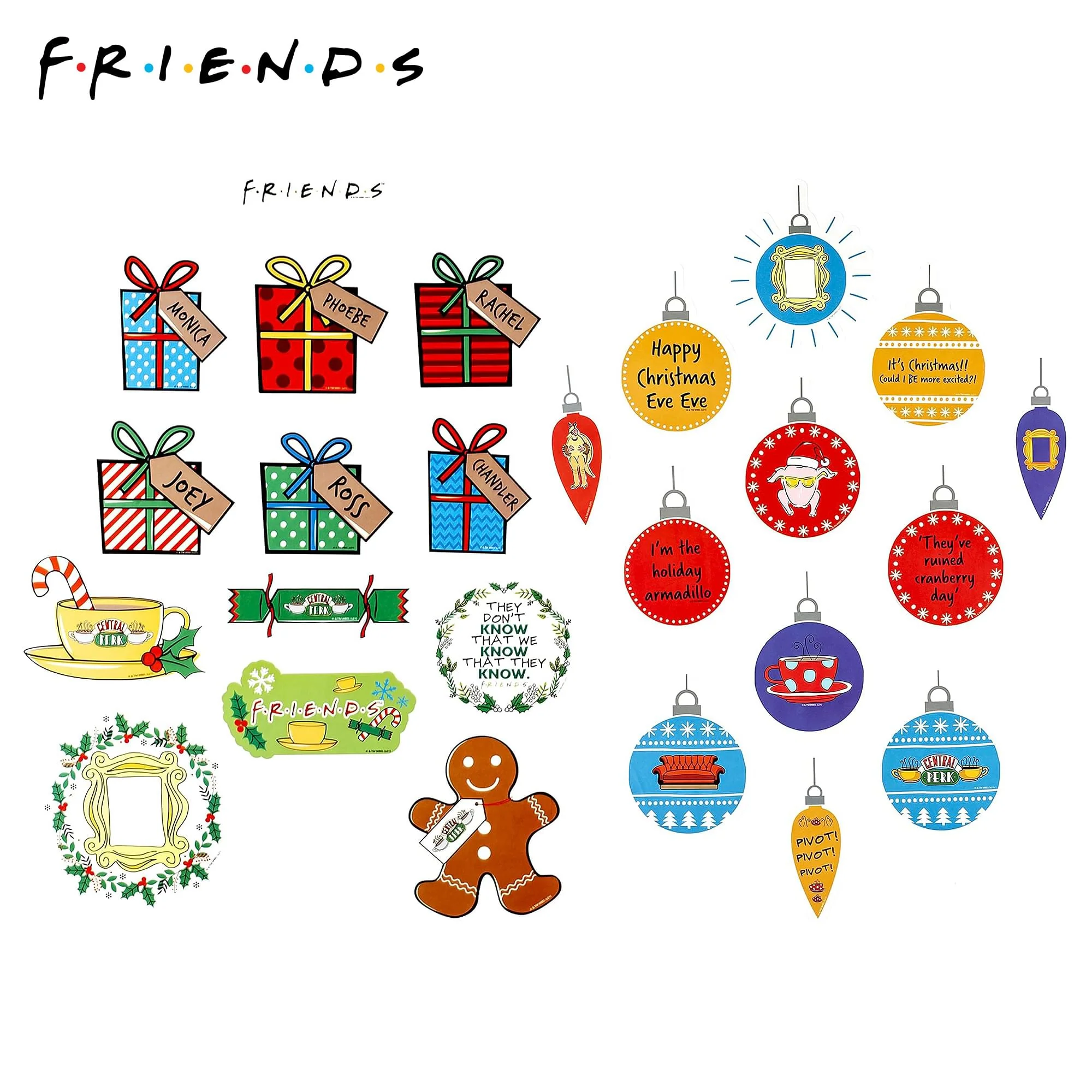 Friends #THEMOISTMAKER Vinyl Decal 50-Pack - Image 3