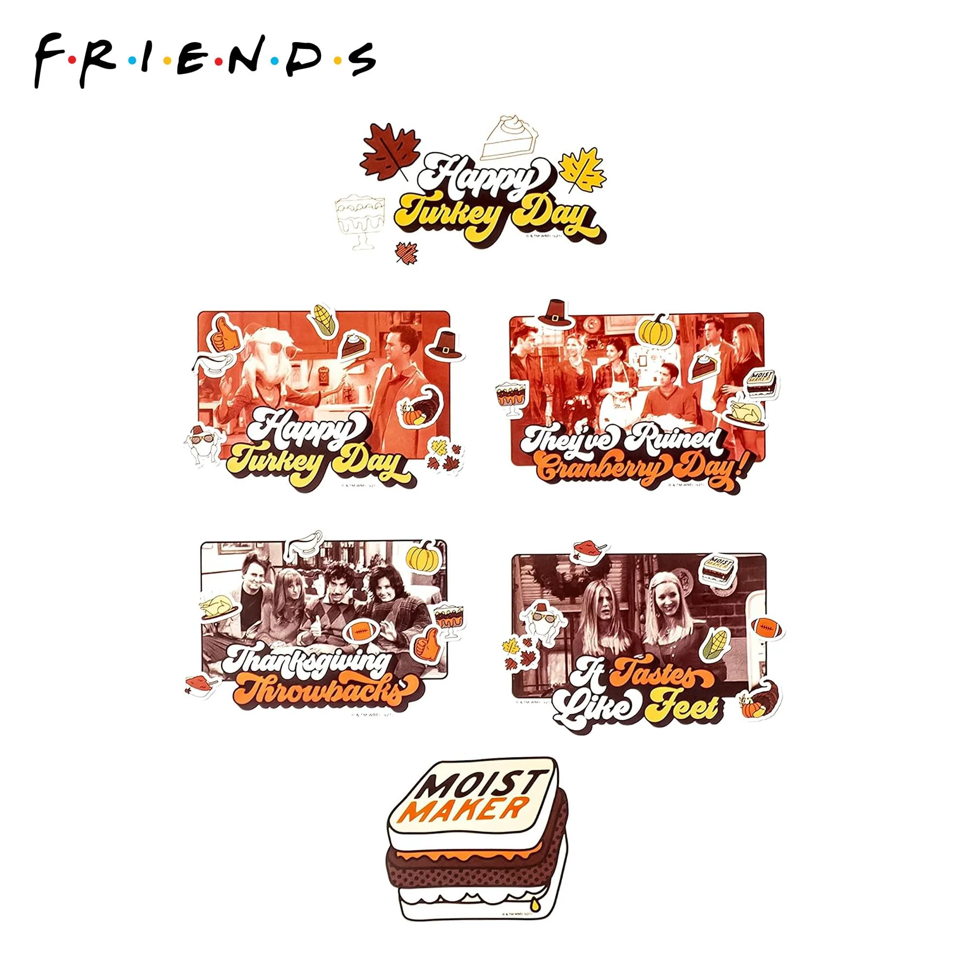 Friends #THEMOISTMAKER Vinyl Decal 50-Pack - Image 4