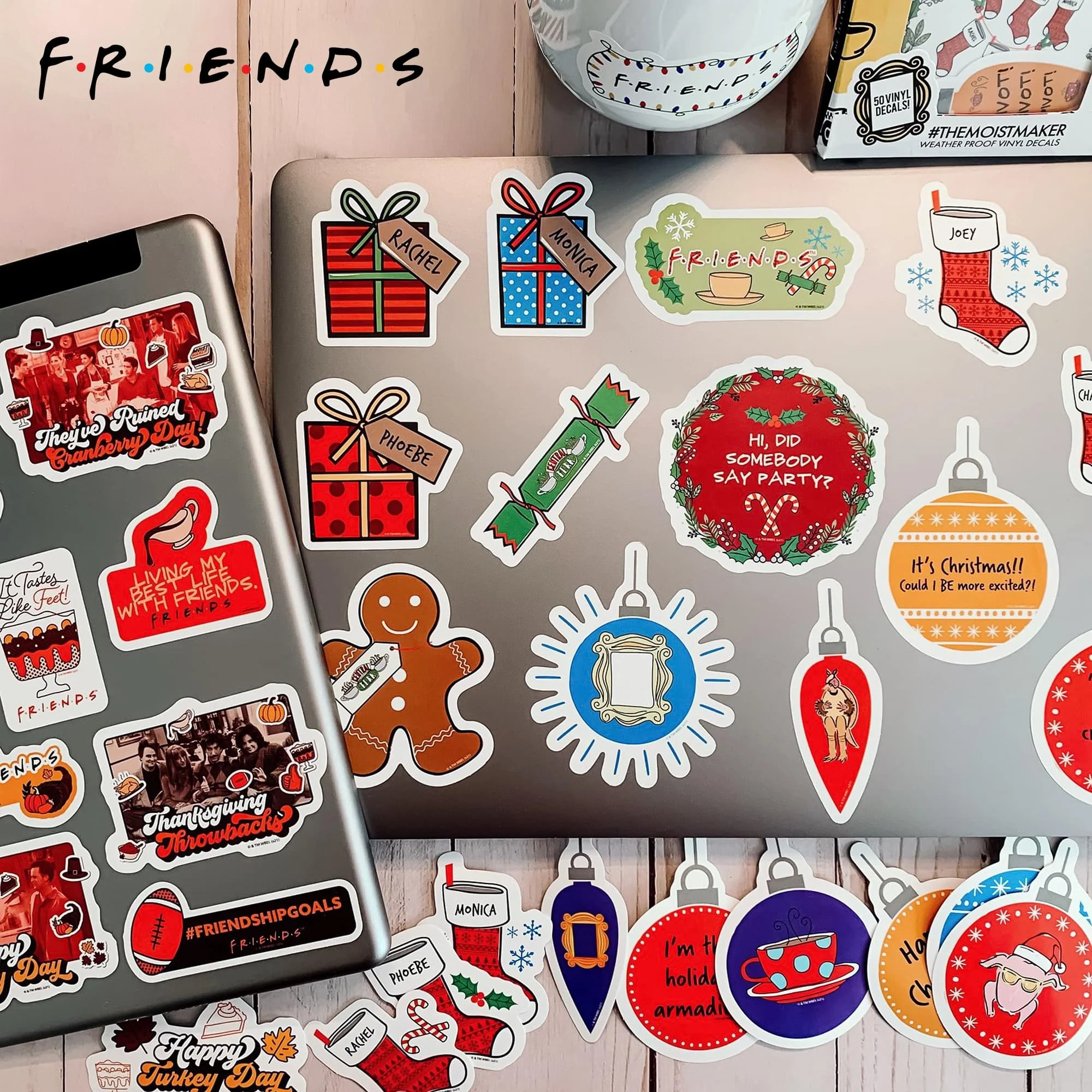 Friends #THEMOISTMAKER Vinyl Decal 50-Pack - Image 5