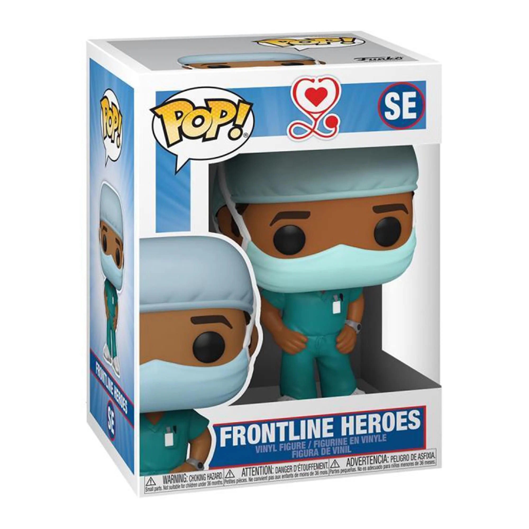 Frontline Heroes Funko POP | Male Hospital Worker #2 - Image 3