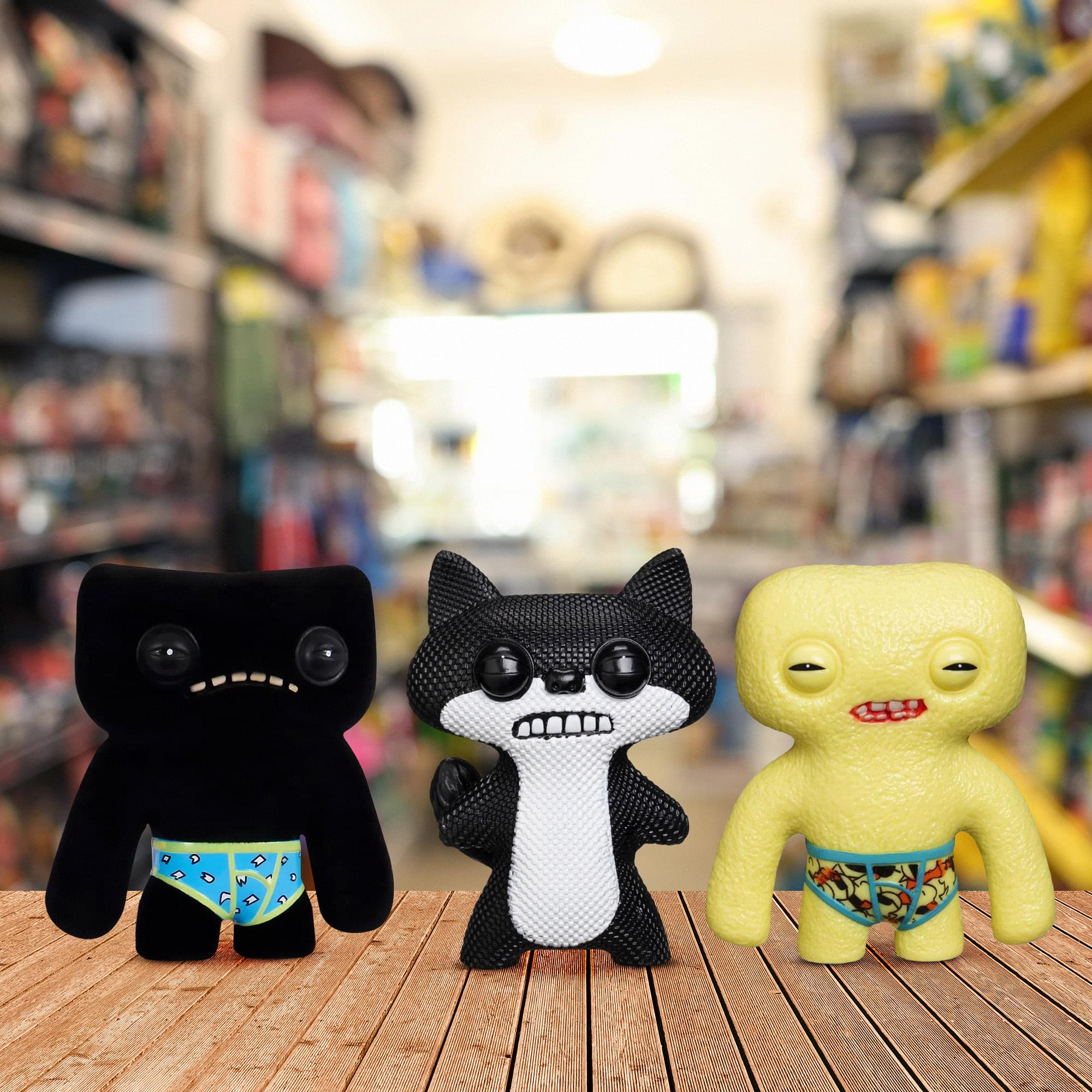 Fuggler 2.5 Inch Figure 3-Pack | Black/White, Yellow, Black - Image 7
