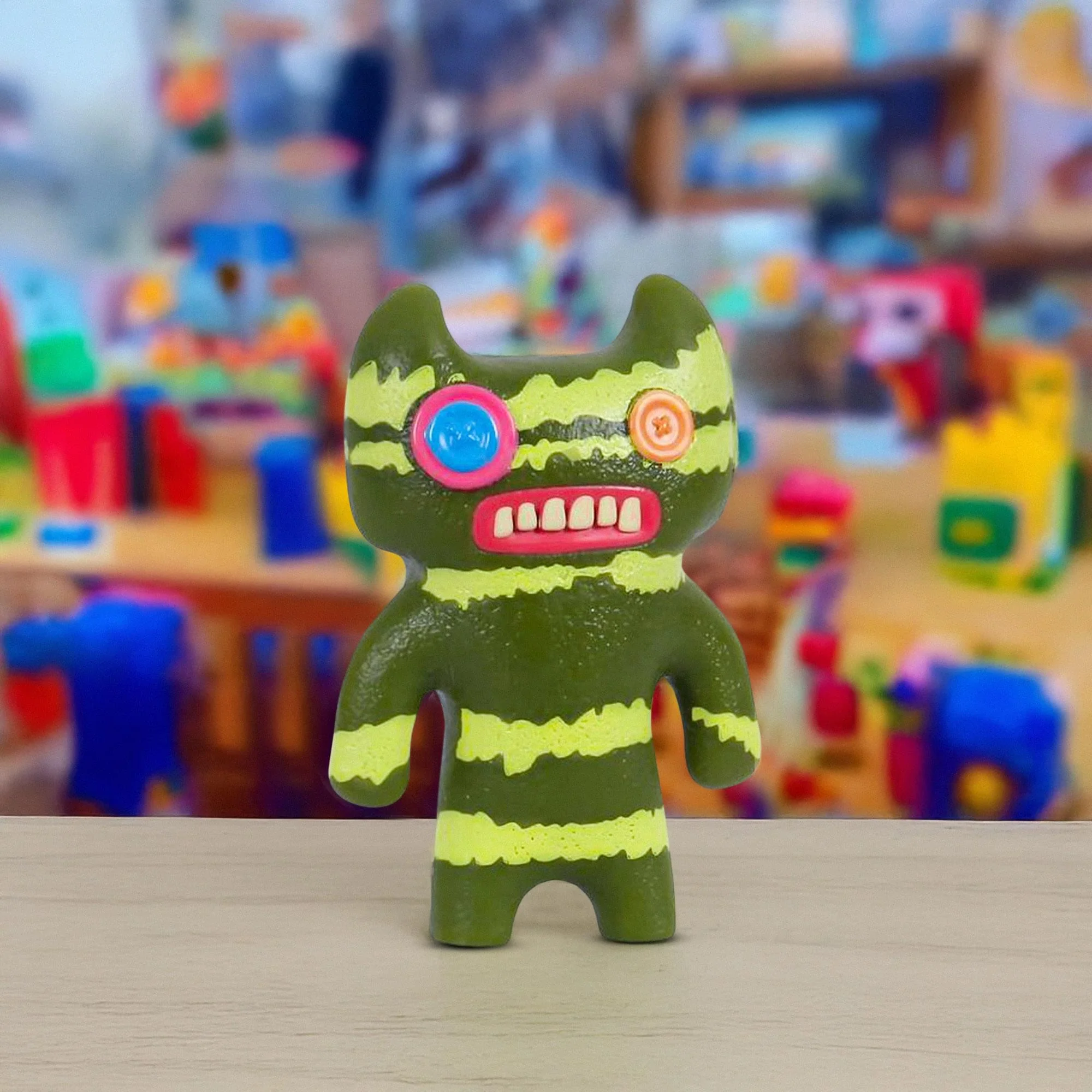 Fuggler 2.5 Inch Vinyl Figure | Indecisive Monster Green - Image 3