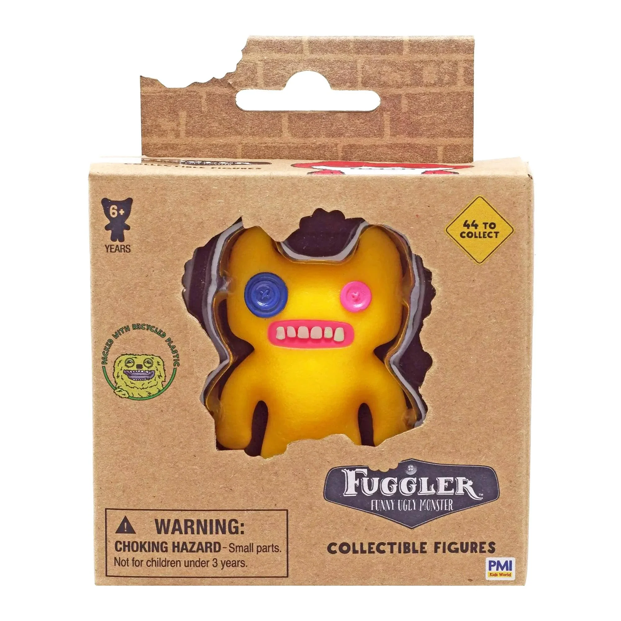 Fuggler 2.5 Inch Vinyl Figure | Indecisive Monster Yellow - Image 2
