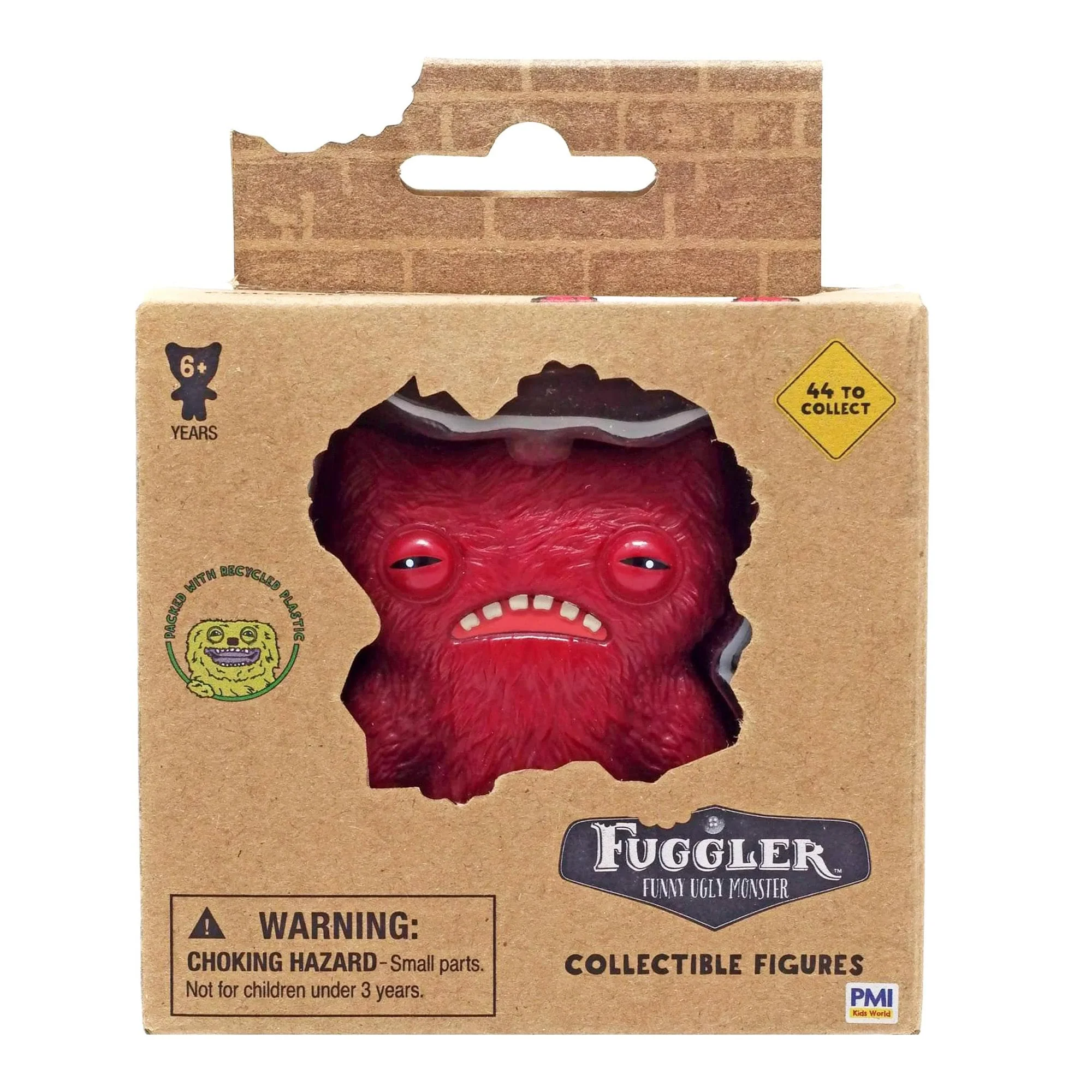 Fuggler 2.5 Inch Vinyl Figure | Wide Eyed Weirdo Red - Image 2