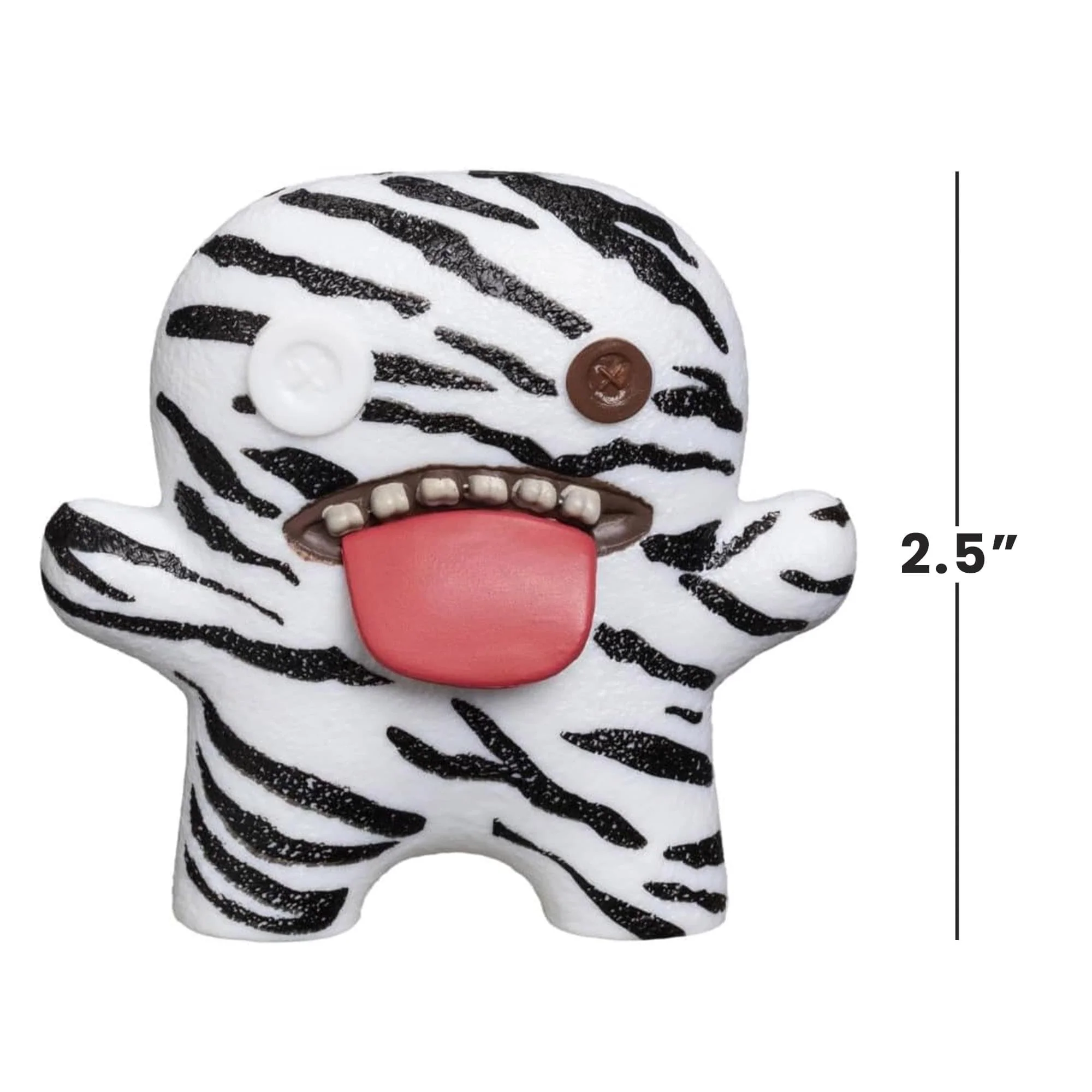 Fuggler 2.5 Inch Vinyl Figure | Zebra Print - Image 5