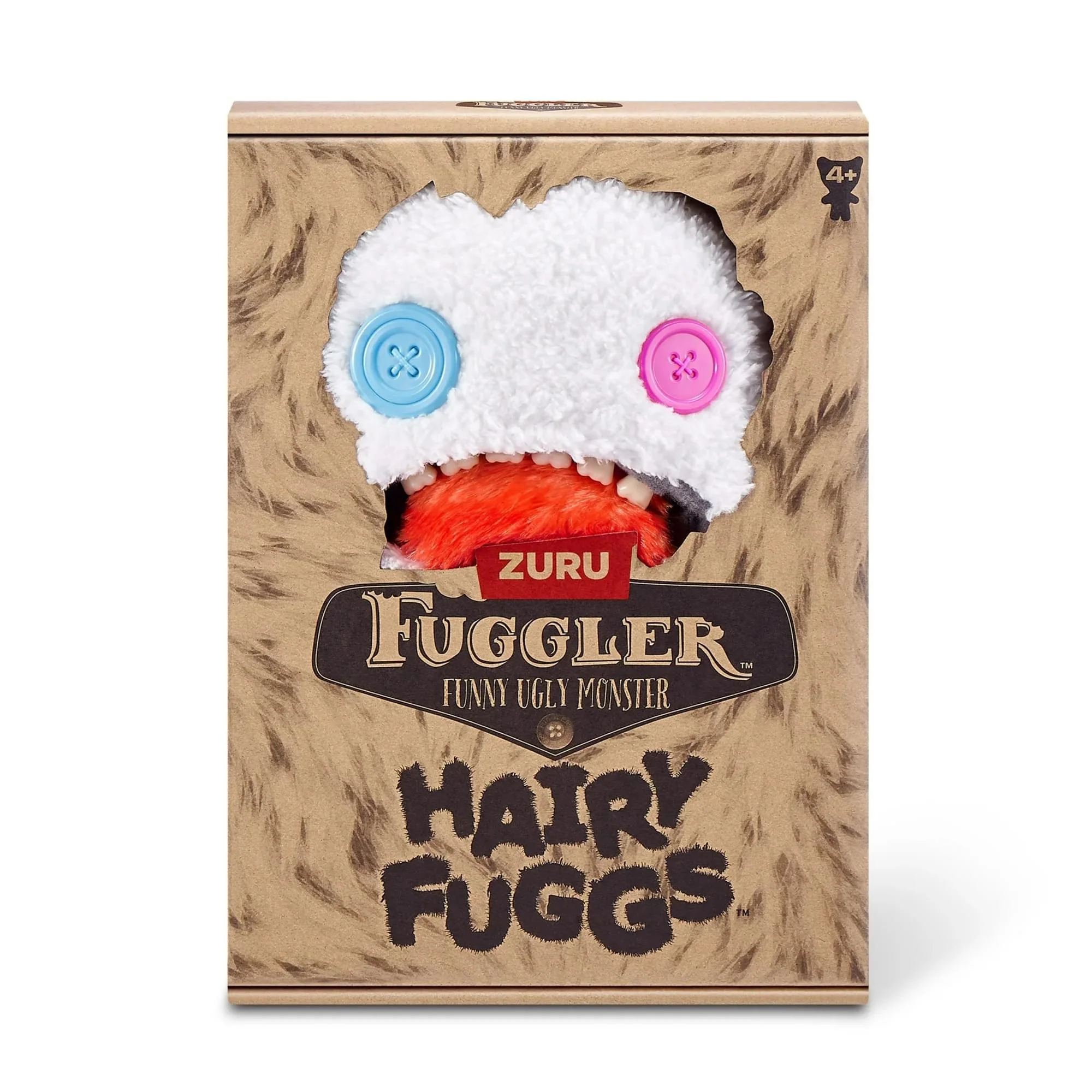 Fuggler Hairy Fuggs 9 Inch Plush | Oogah Boogah (Rainbow Tongue) - Image 2