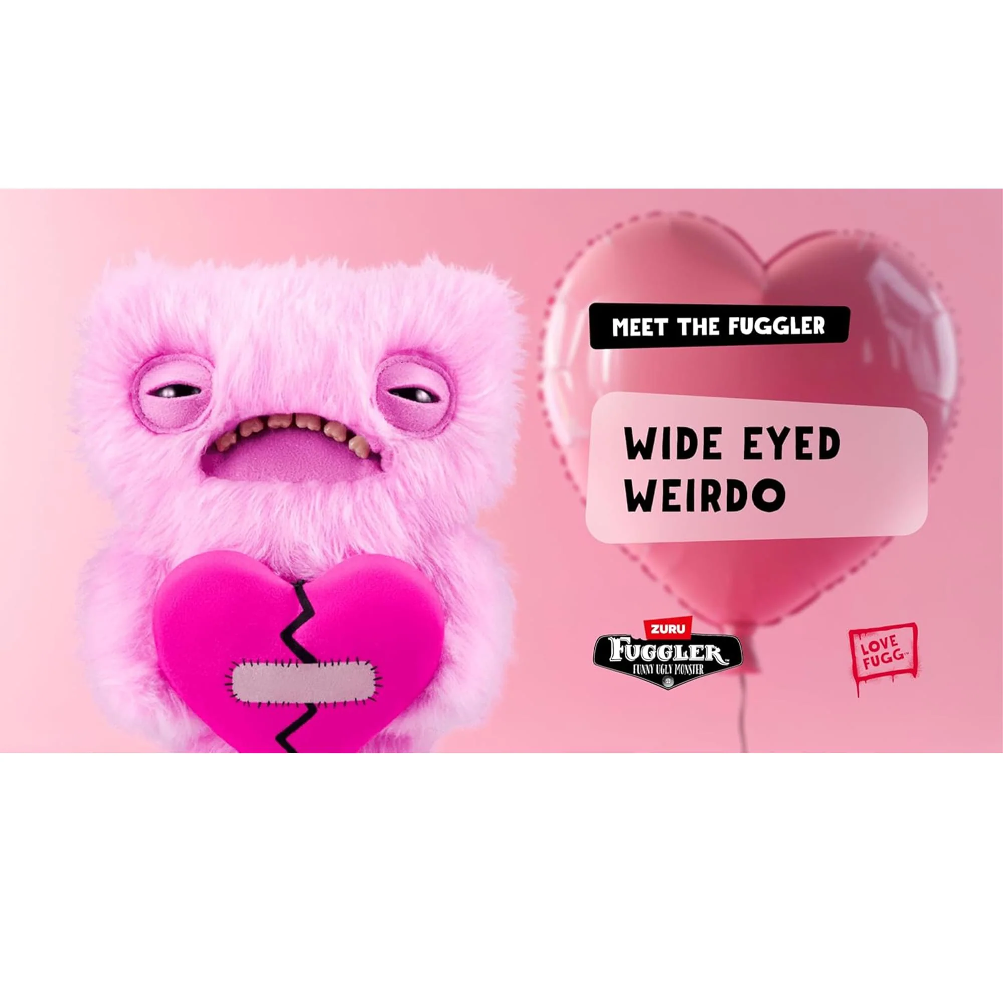 Fuggler Love Fuggs 9 Inch Plush | Pink - Image 6