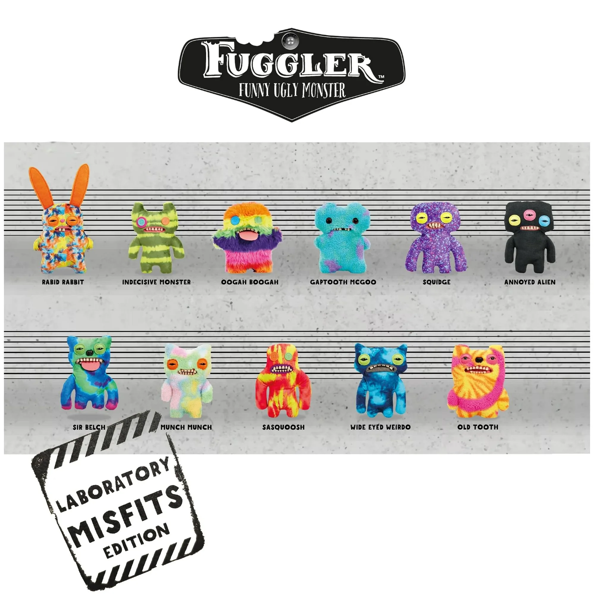Fugglers Laboratory Misfits 9 Inch Plush | Wide Eyed Weirdo - Image 5