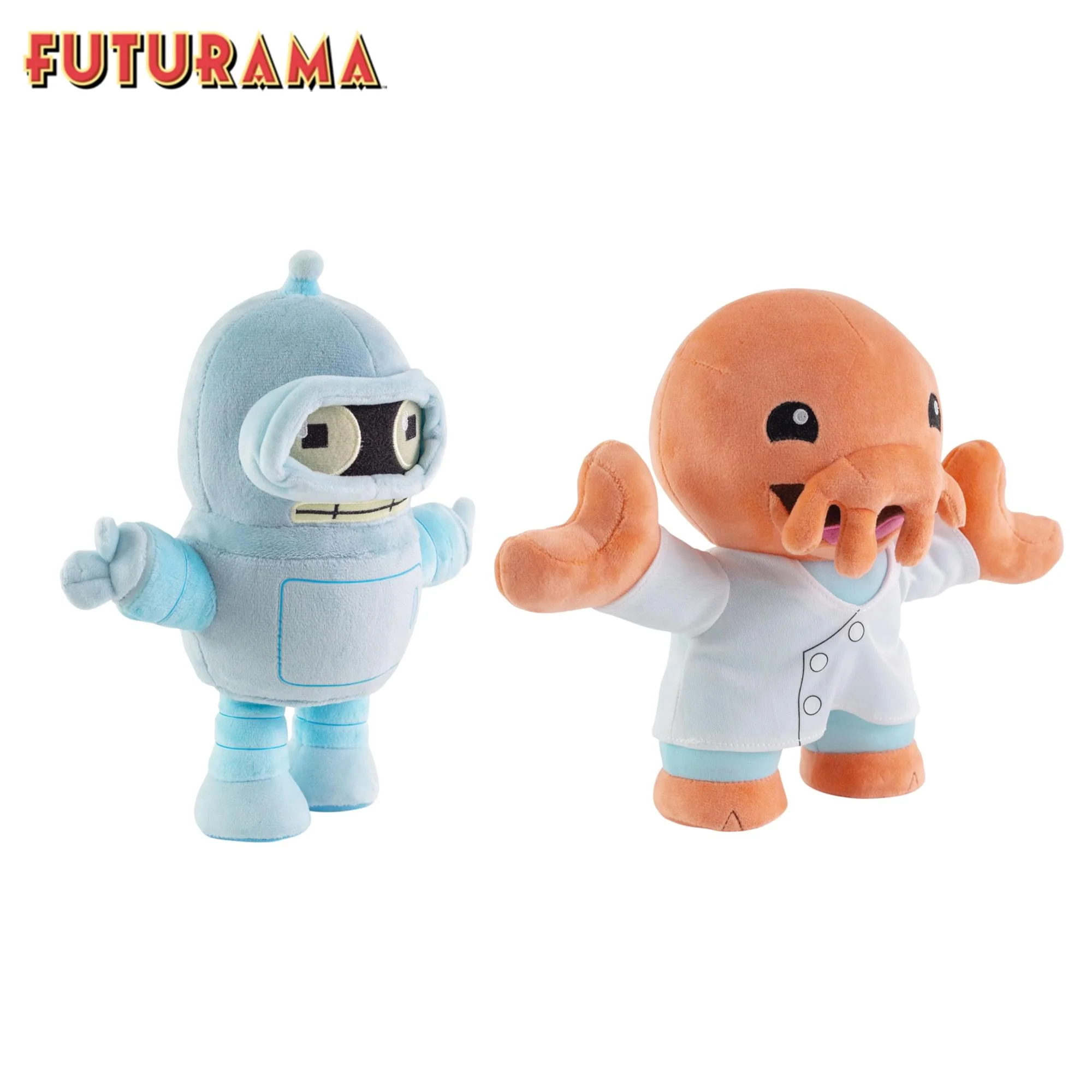 Futurama 8-Inch Collector Plush Toy Set Of 2 | Bender & Zoidberg - Image 2