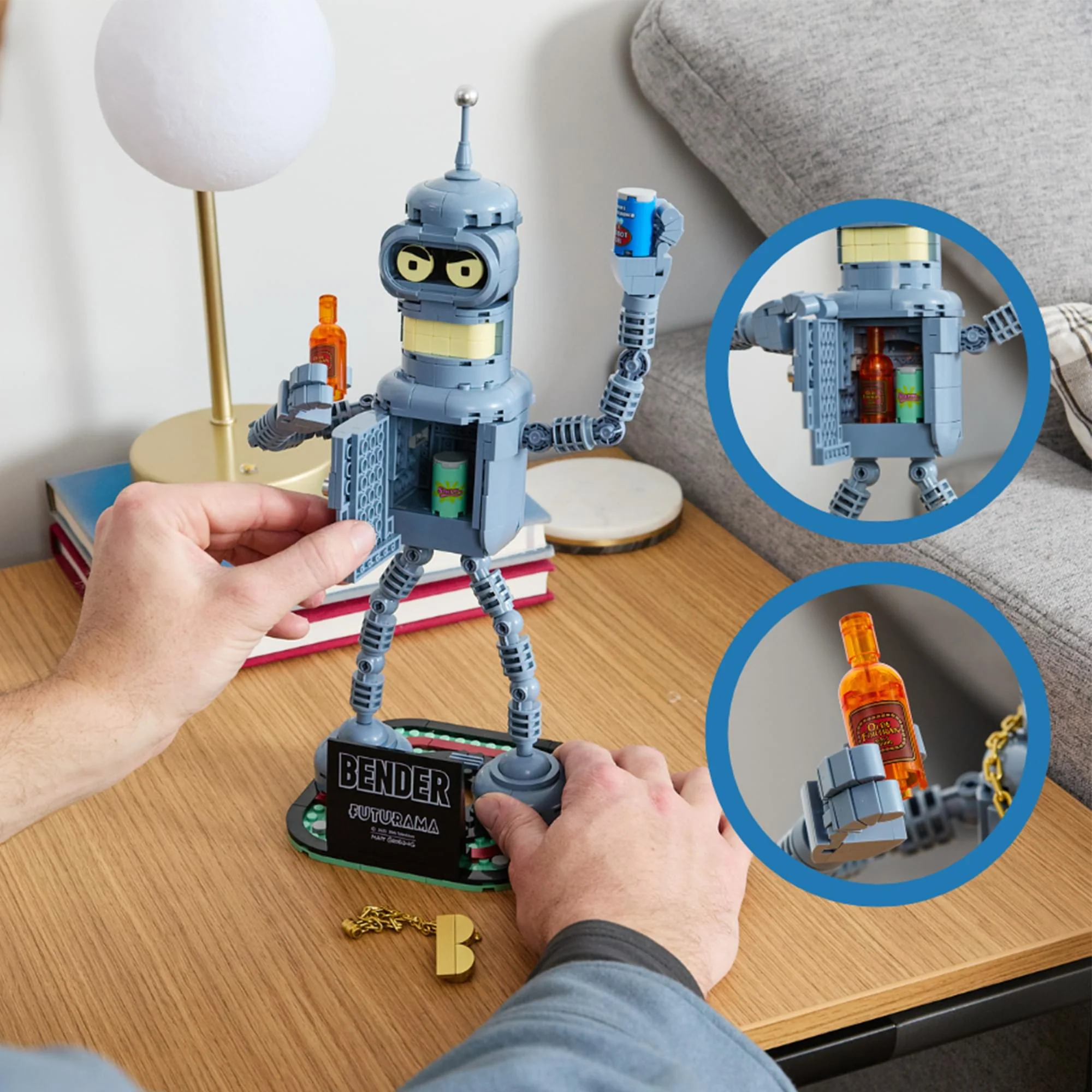 Futurama Bender 396-Piece Building Set - Image 7