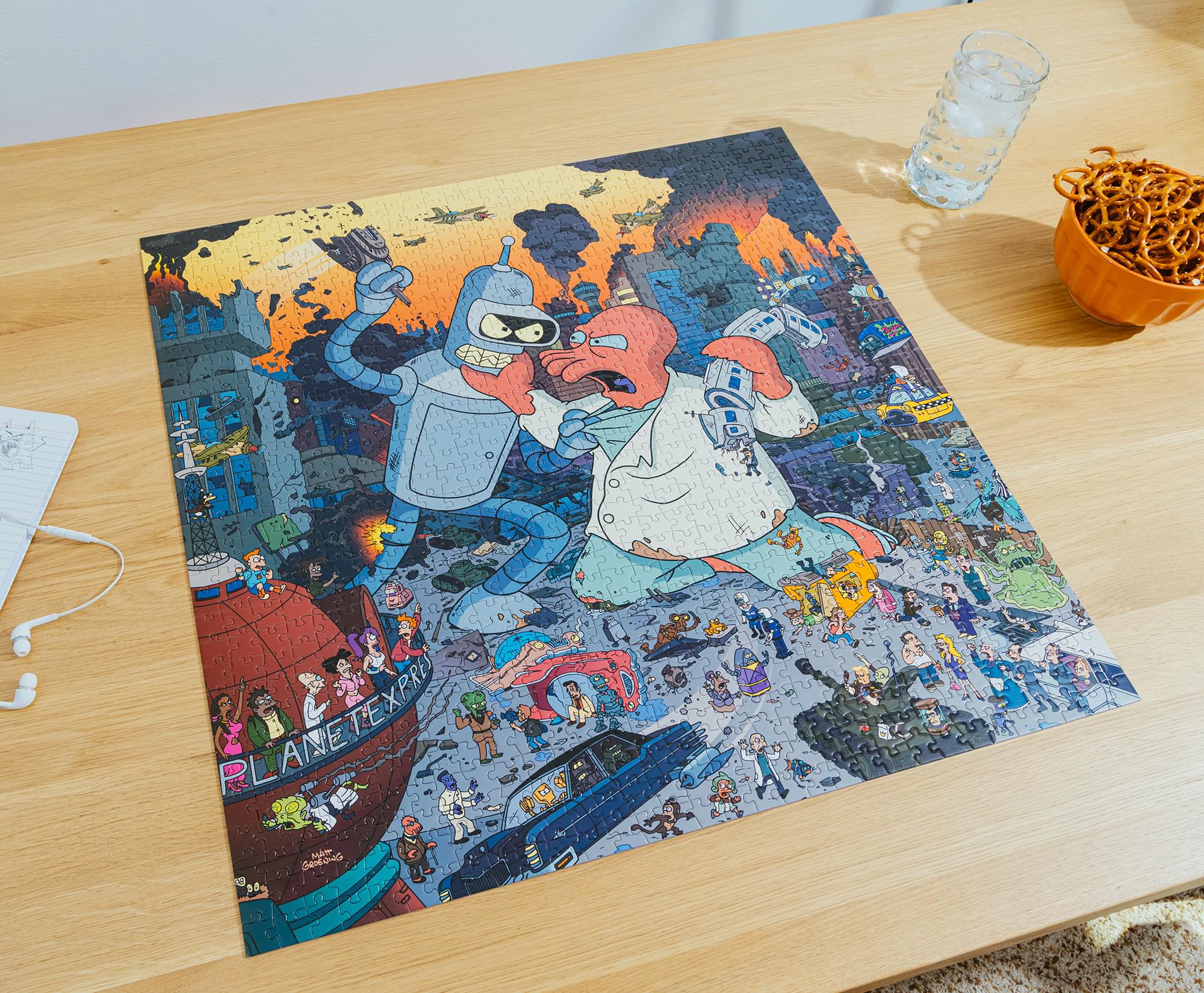 Futurama Bender vs. Zoidberg 1000-Piece Jigsaw Puzzle | Toynk Exclusive - Image 8