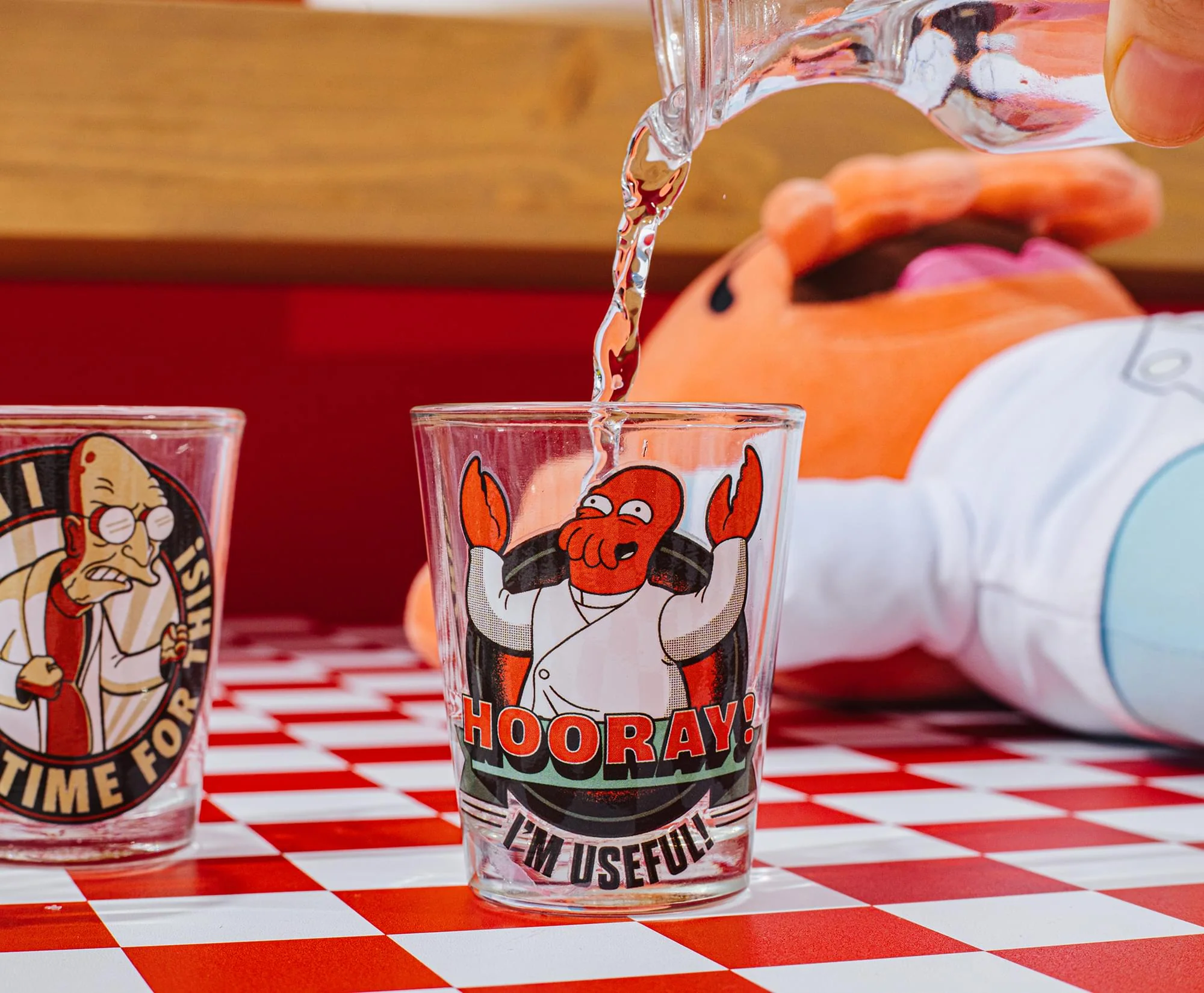 Futurama Character Quotes 4-Piece Shot Glass Set | Each Holds 2 Ounces - Image 6