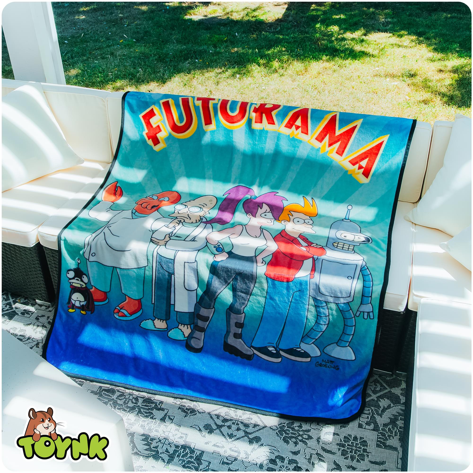 Futurama Hypnotoad Fleece Throw Blanket | 45 x 60 Inches - Image 8