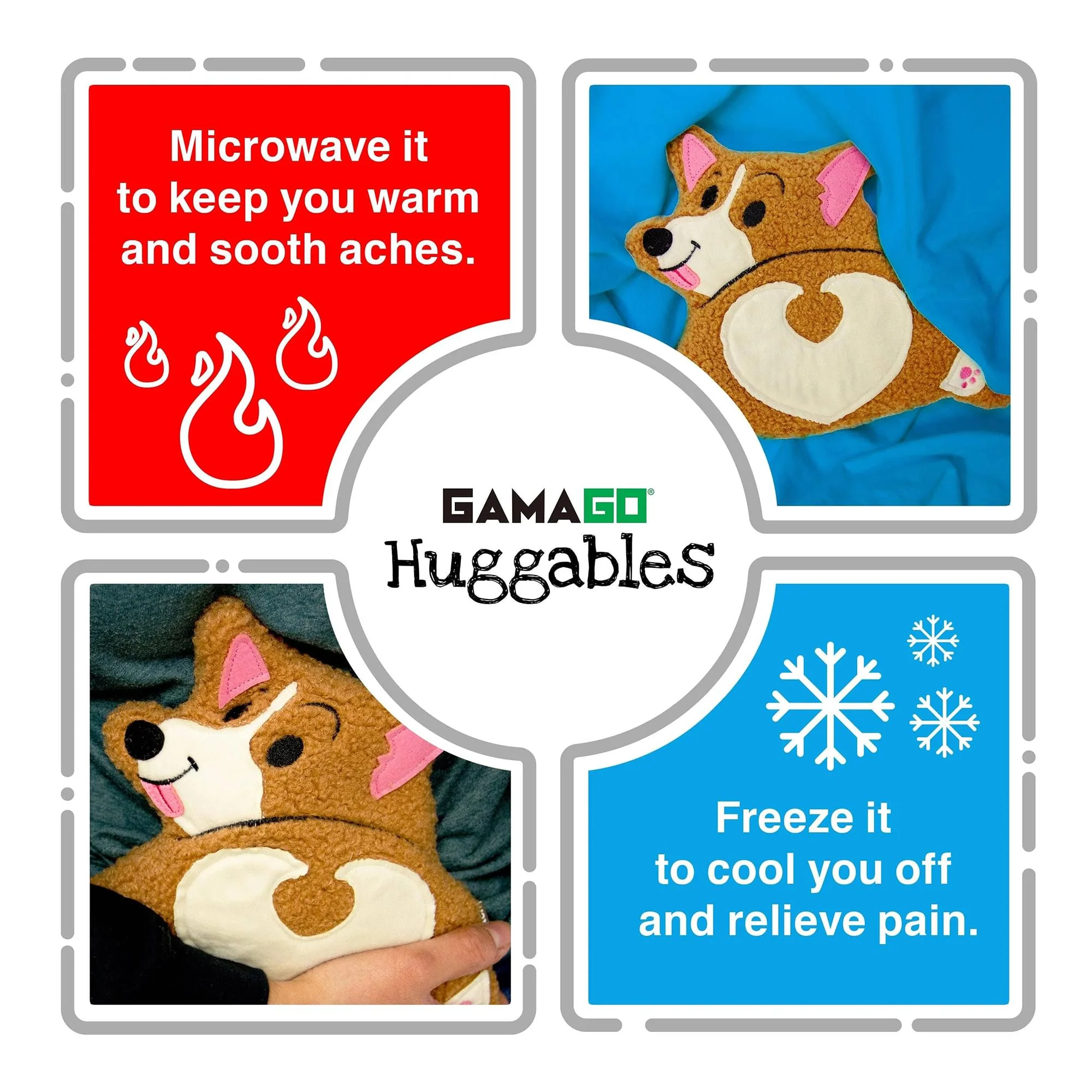 GAMAGO Corgi Butt Heating Pad & Pillow Huggable - Image 3