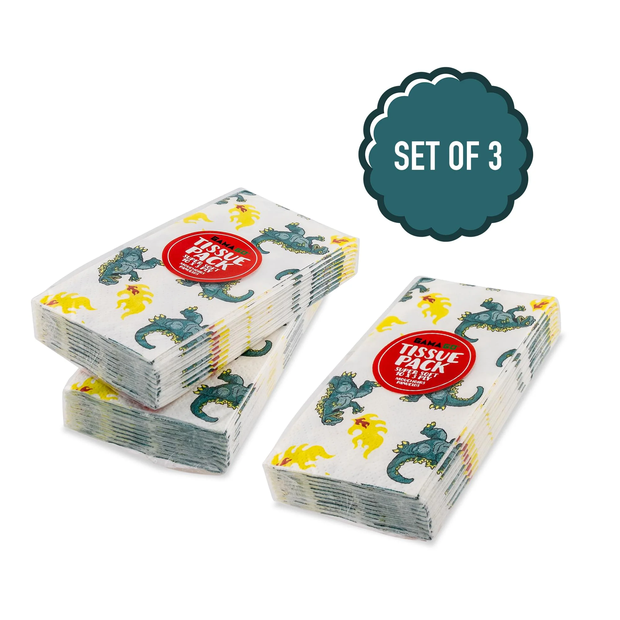 GAMAGO Kaiju Tissues | Set of 3 Packs - Image 2