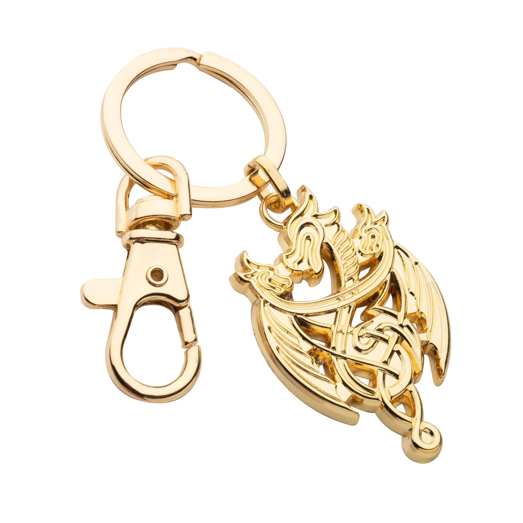 Game of Thrones House of the Dragon Gold Dragon 3D Keychain - Image 2