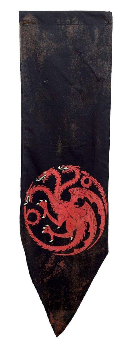 Game of Thrones House Targaryen 17"x60" Distressed Battle Tournament Banner