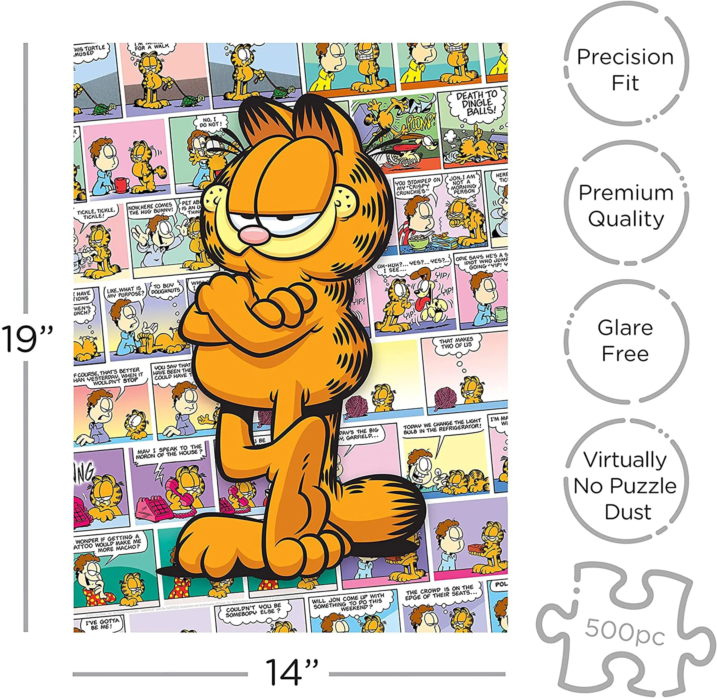 Garfield 500 Piece Jigsaw Puzzle - Image 3