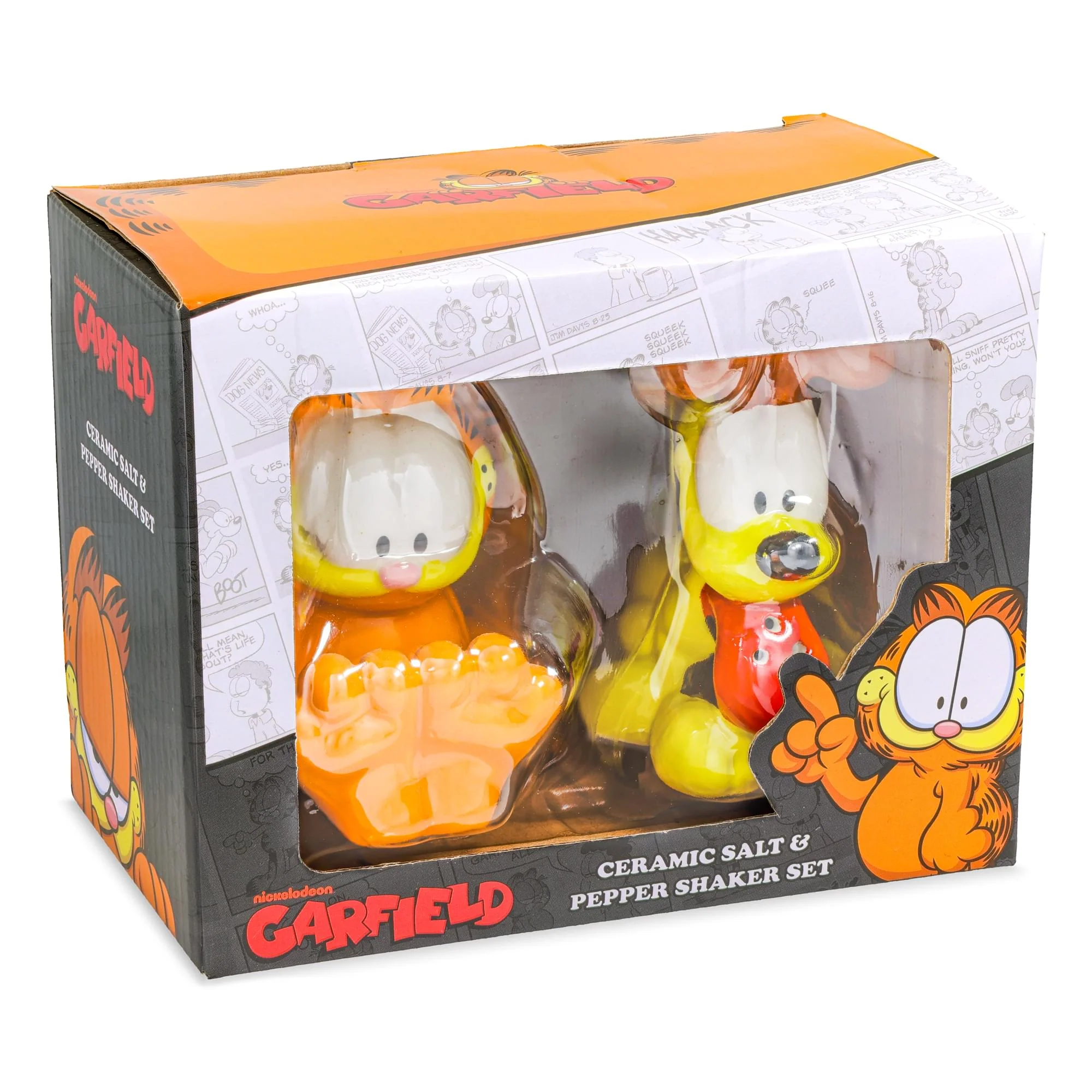 Garfield and Odie Ceramic Salt and Pepper Shaker Set - Image 2
