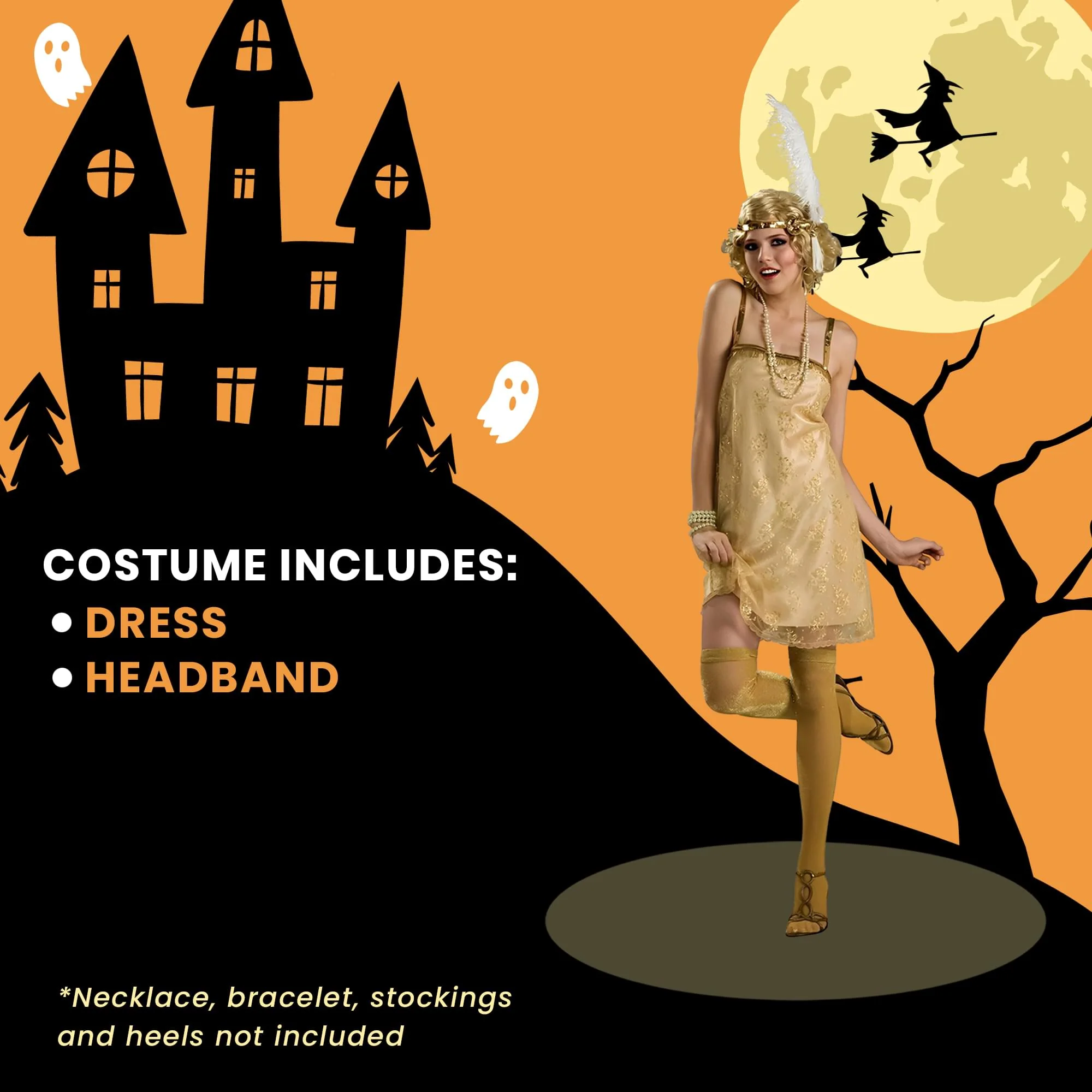 Gatsby Girl Adult Costume - Image 15