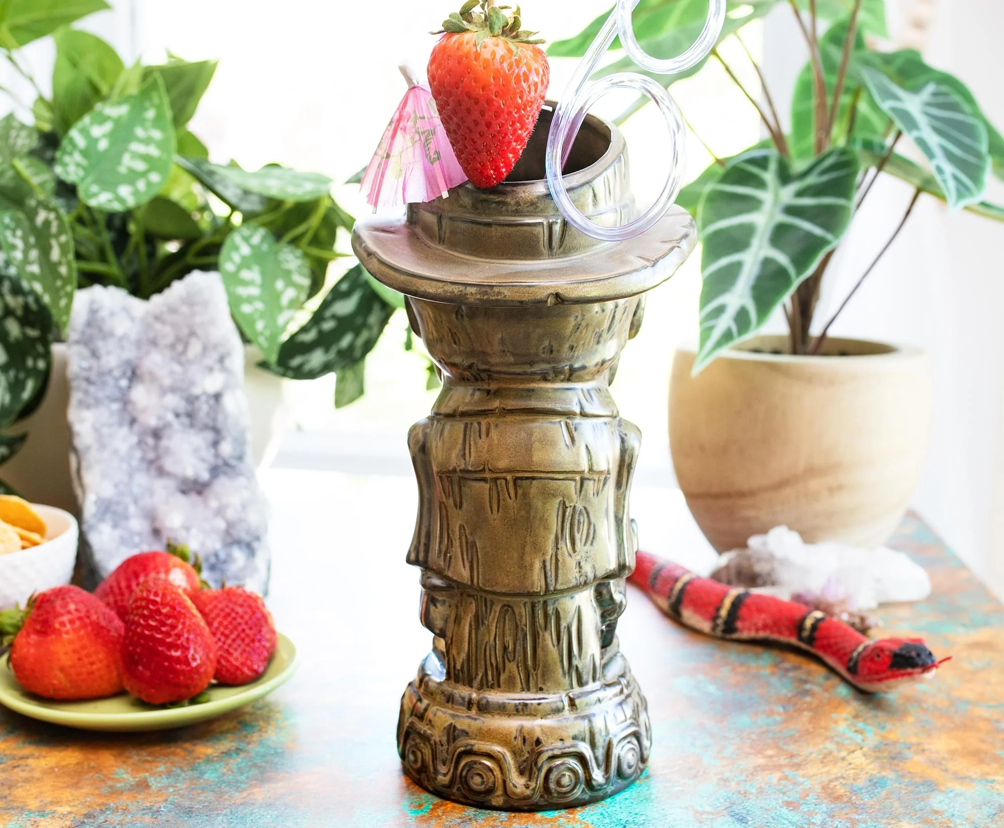 Geeki Tikis Indiana Jones With Fertility Idol Ceramic Mug | Toynk Exclusive - Image 8