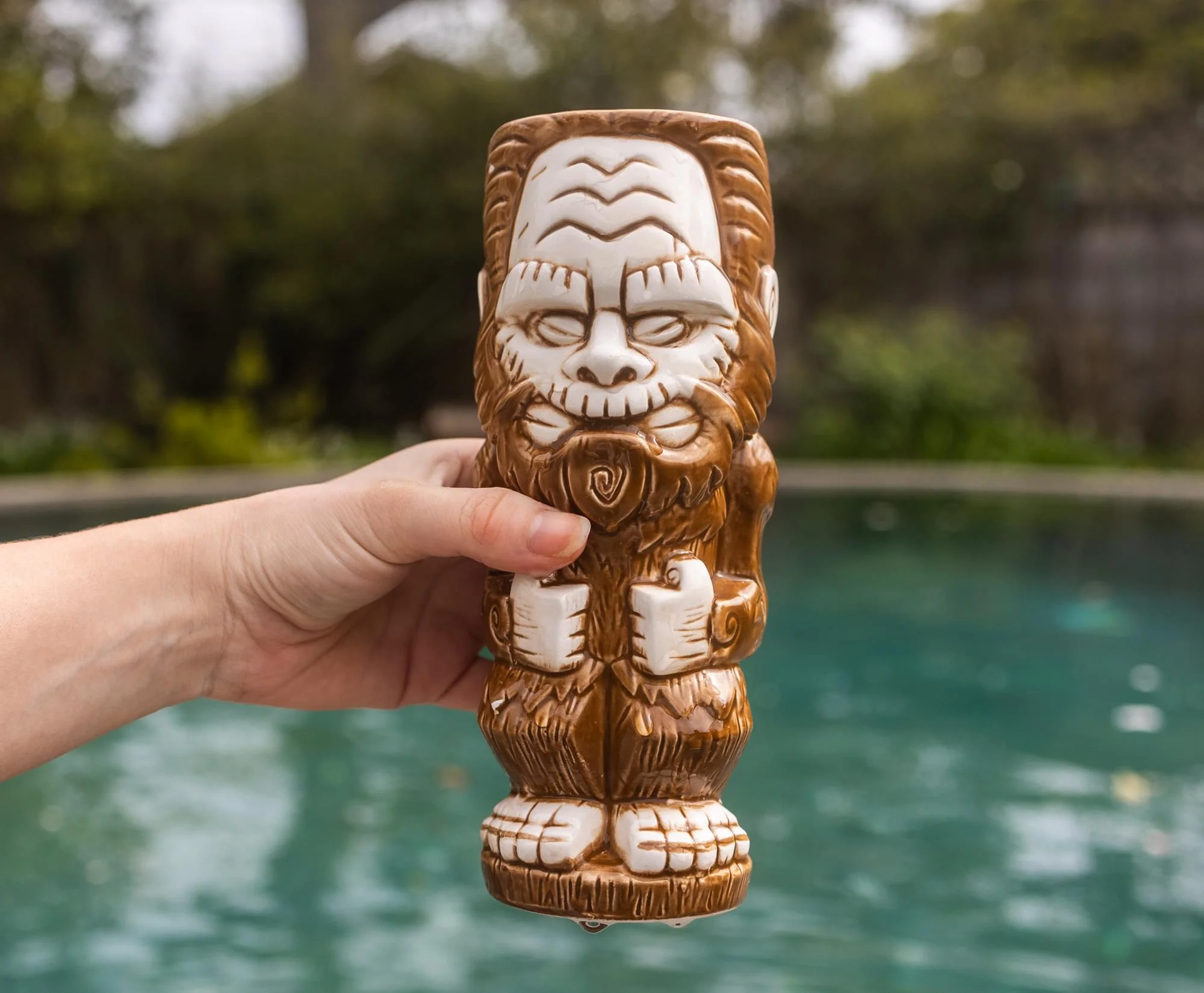 Geeki Tikis Bigfoot Ceramic Mug | Holds 16 Ounces - Image 4