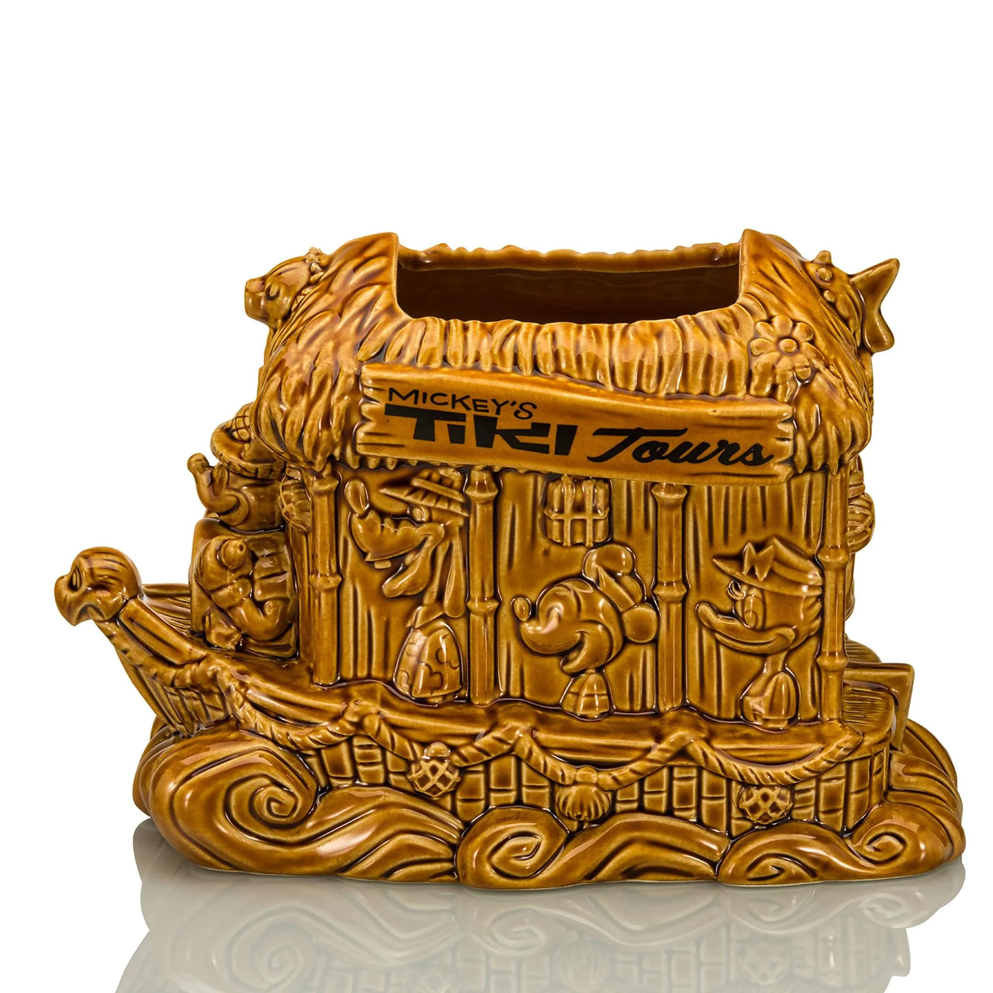 Geeki Tikis Disney Mickey Mouse's Tiki Tour Boat 50-Ounce Ceramic Mug | LE 500 - Image 6