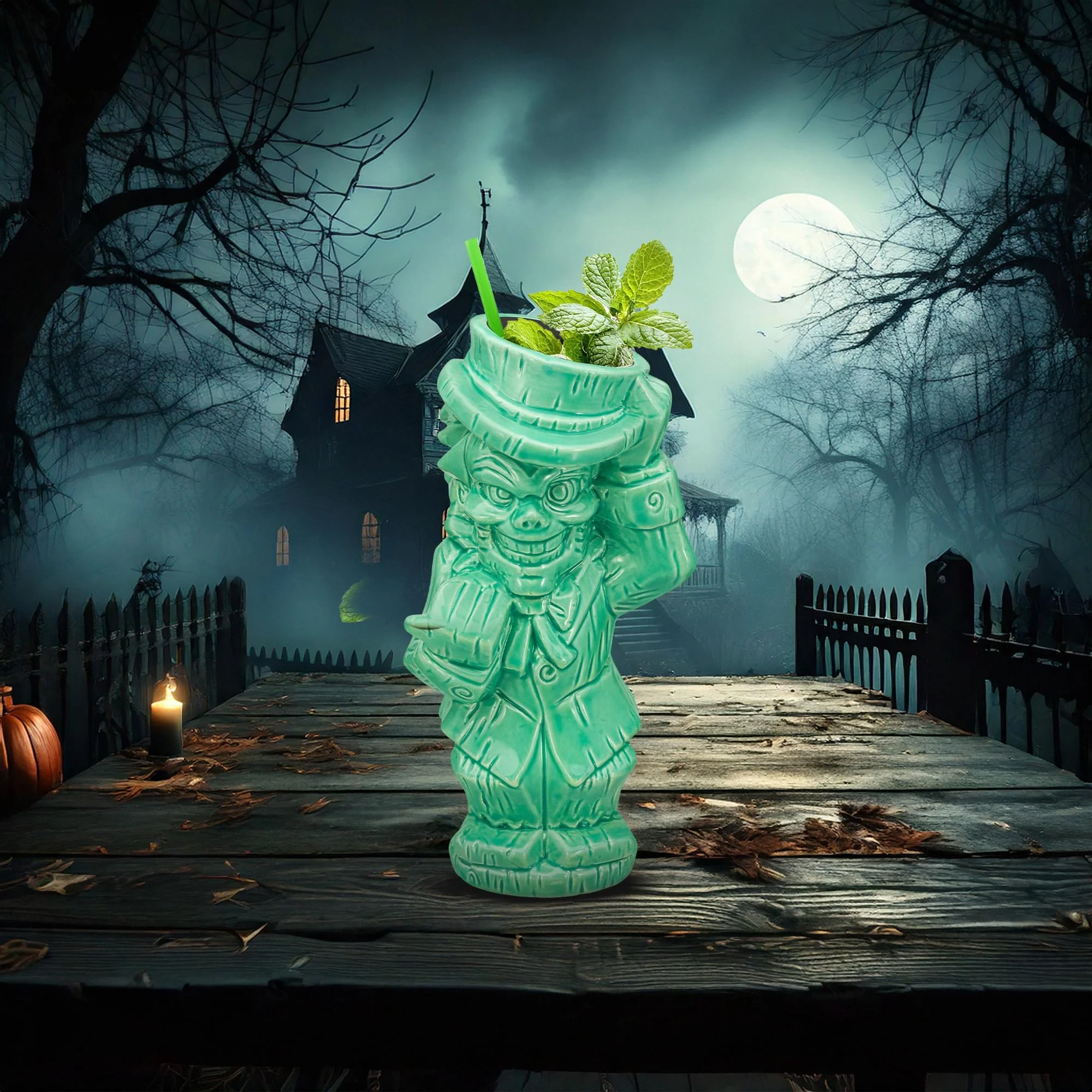 Geeki Tikis Disney The Haunted Mansion Ezra Ceramic Mug | Holds 12 Ounces - Image 2