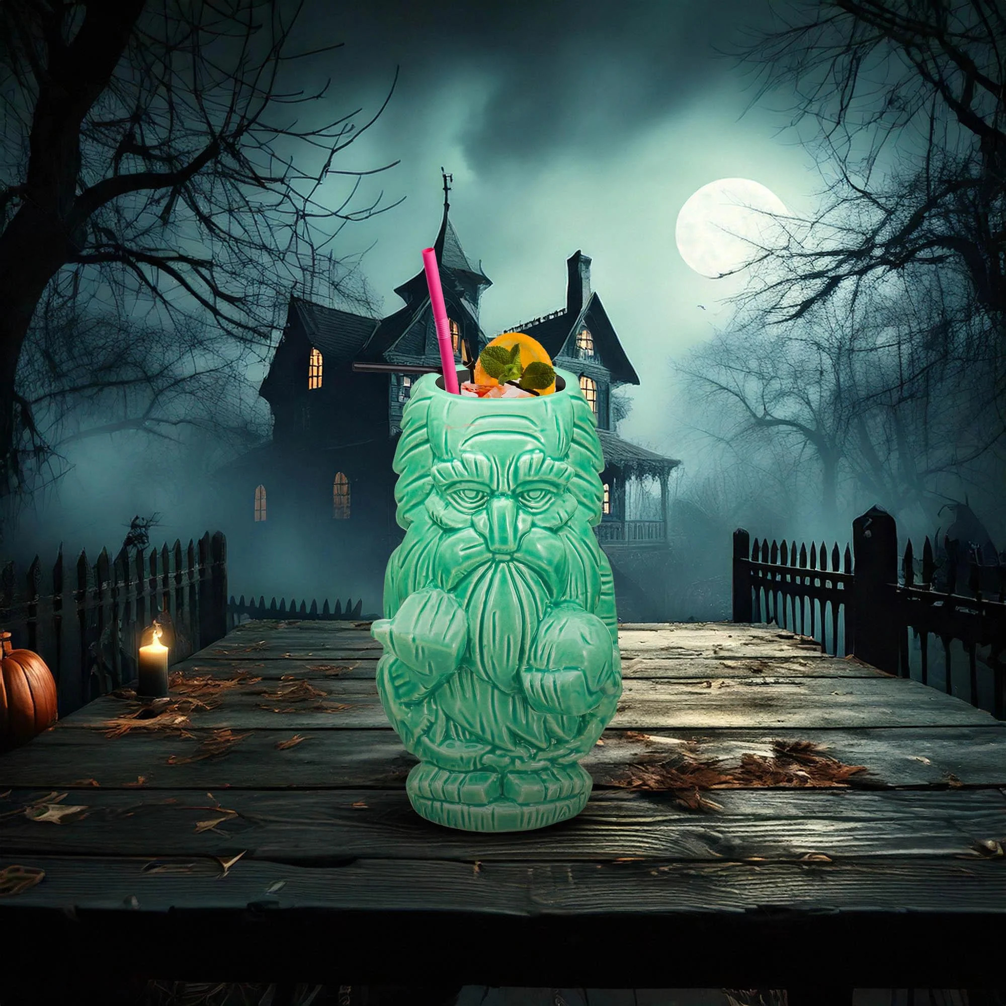 Geeki Tikis Disney The Haunted Mansion Gus Ceramic Mug | Holds 15 Ounces - Image 2