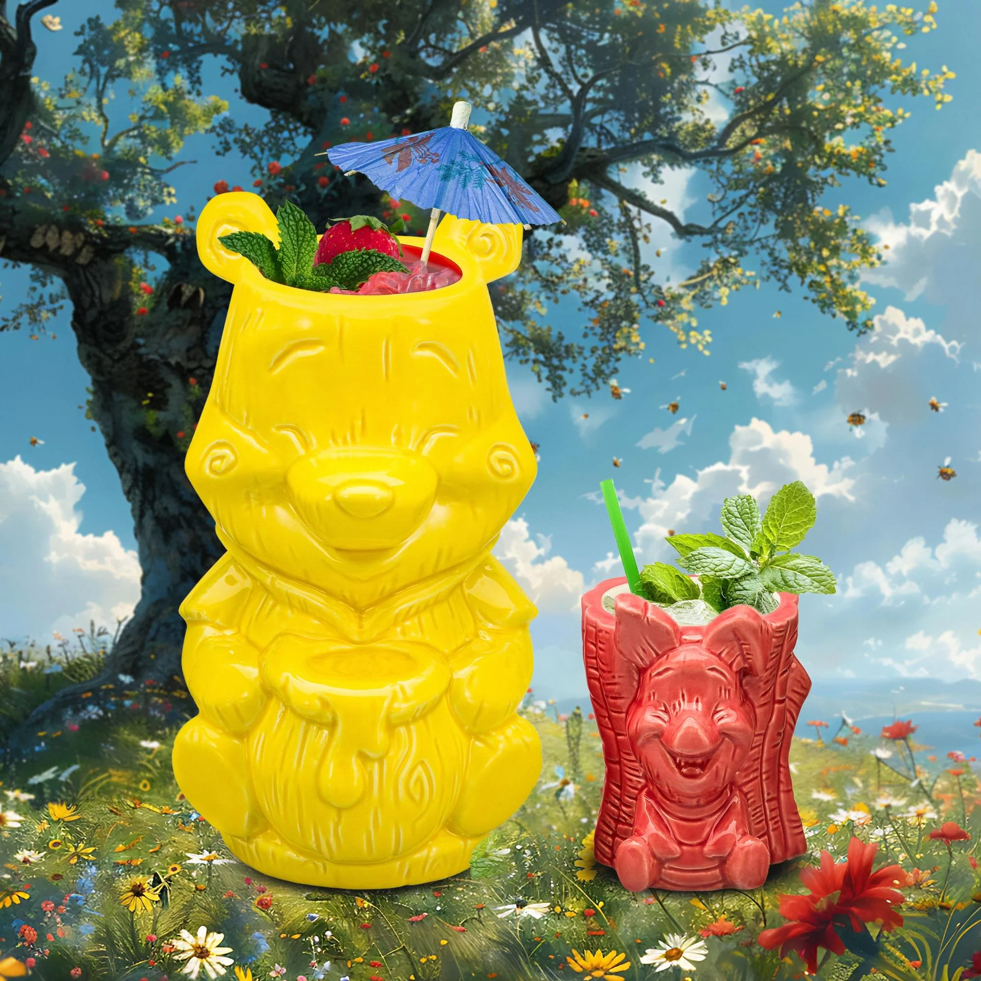 Geeki Tikis Disney Winnie The Pooh and Piglet Mug Set - Image 4