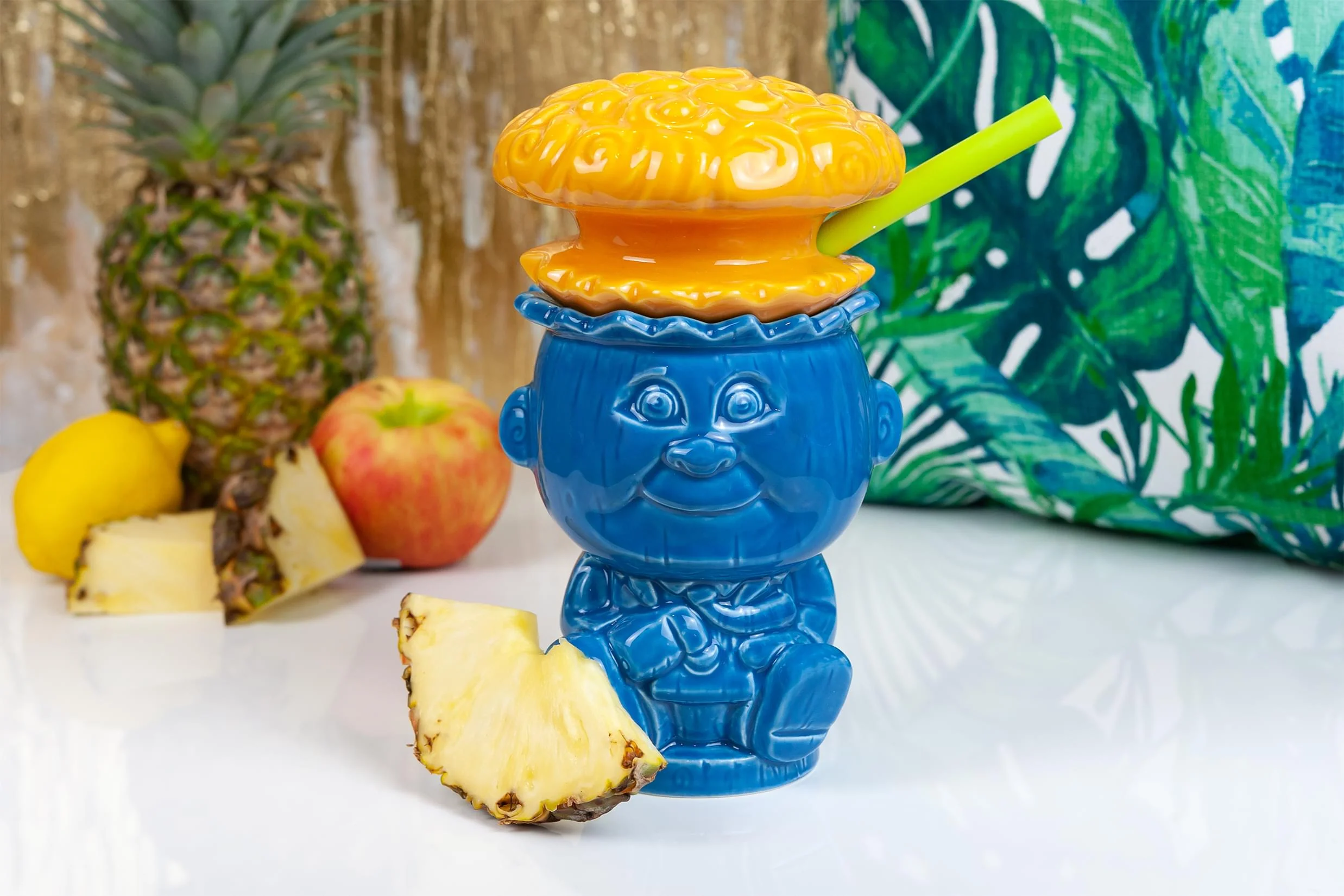 Geeki Tikis Garbage Pail Kids GPK Adam Bomb Mug Ceramic Tiki Style Cup 20 Ounces | Set Includes Trading Card - Image 6
