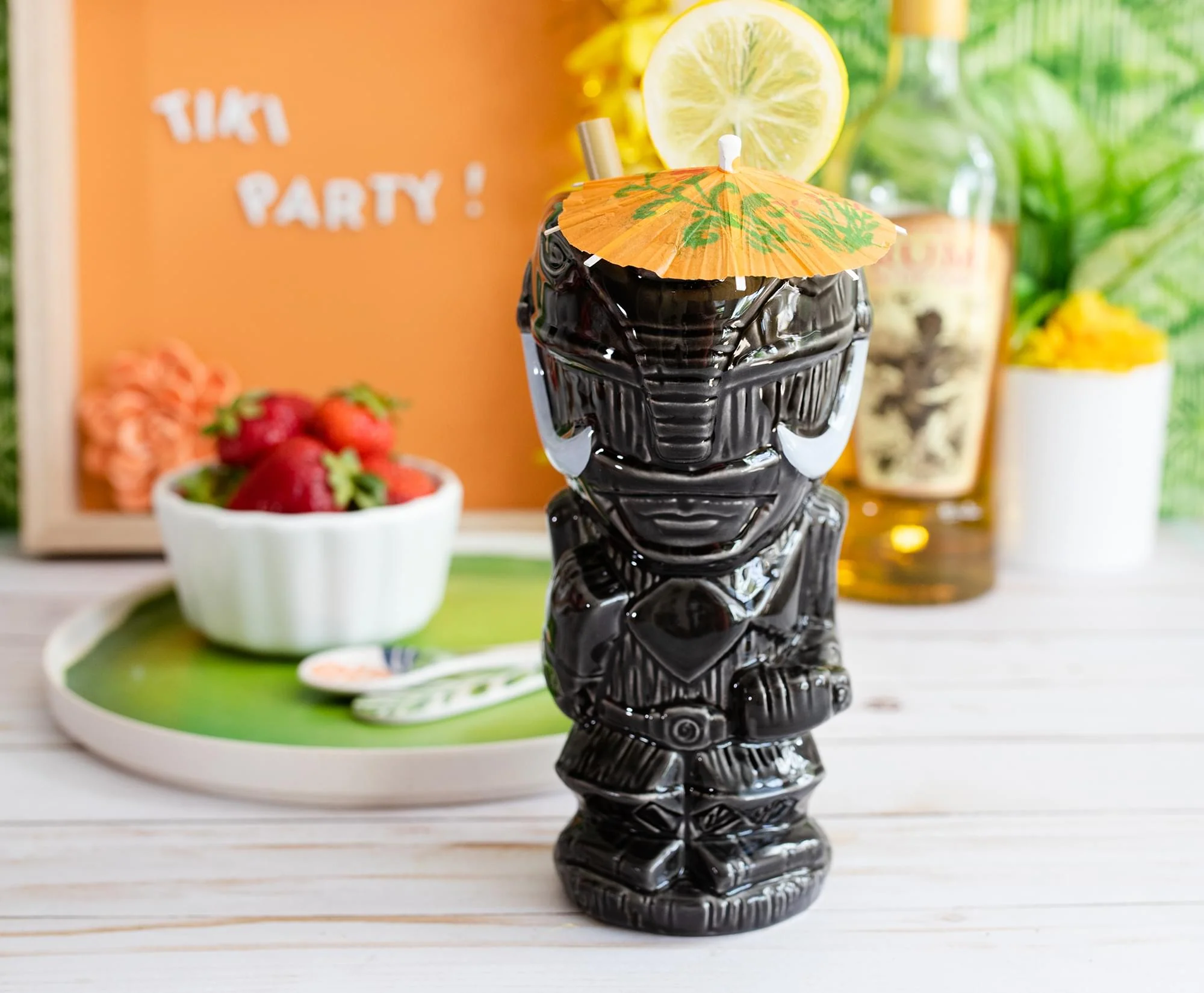Geeki Tikis Power Rangers Black Ranger Ceramic Mug | Holds 16 Ounces - Image 4