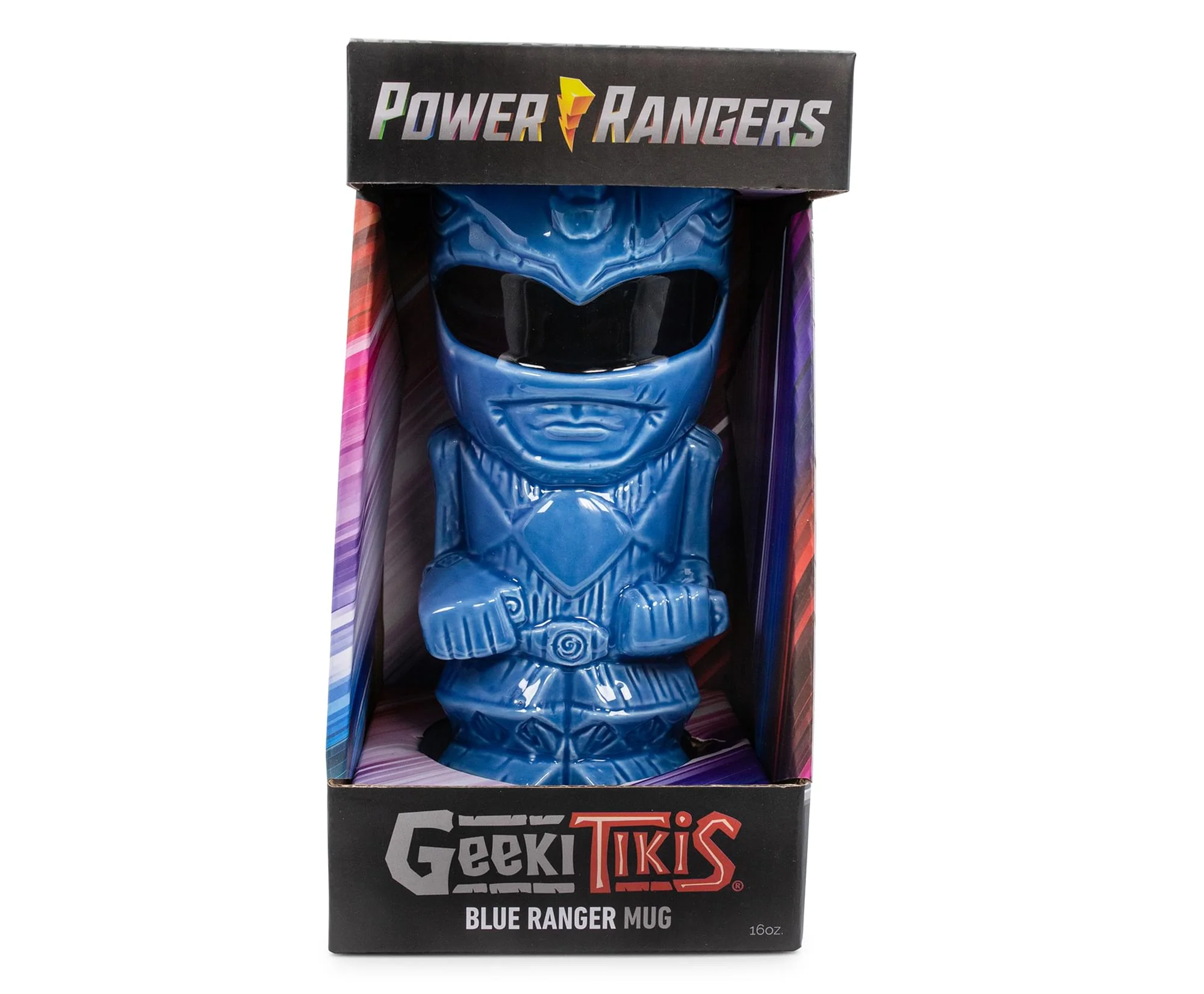 Geeki Tikis Power Rangers Blue Ranger Ceramic Mug | Holds 16 Ounces - Image 2