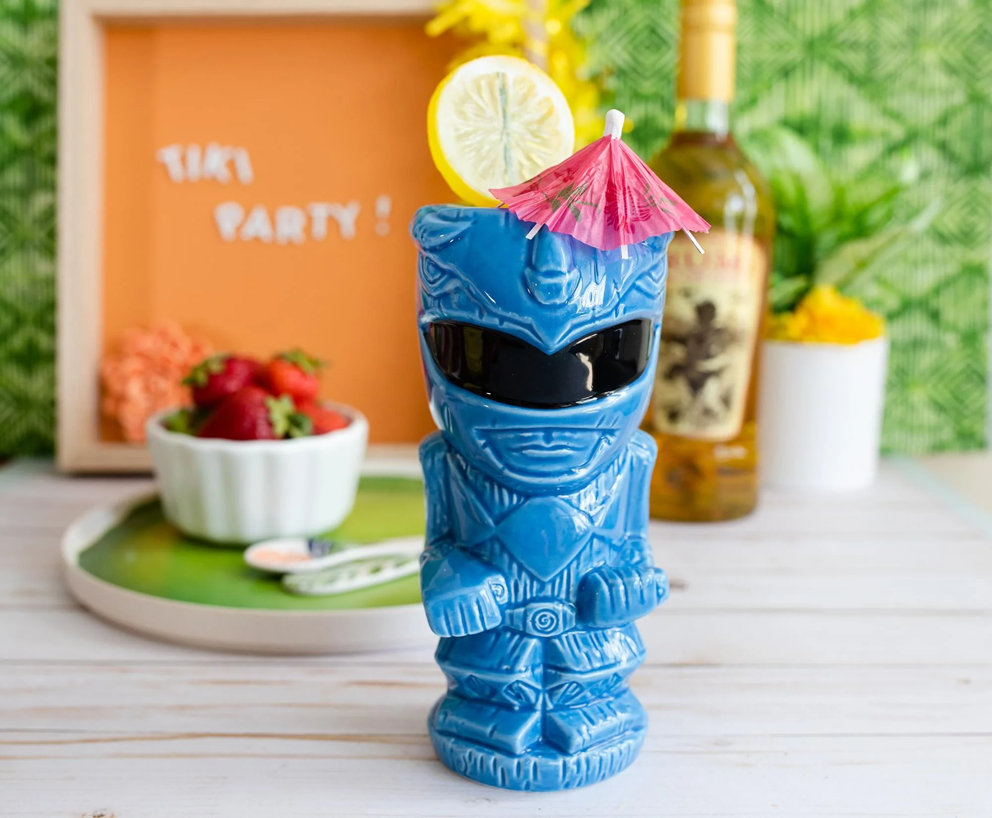 Geeki Tikis Power Rangers Blue Ranger Ceramic Mug | Holds 16 Ounces - Image 4