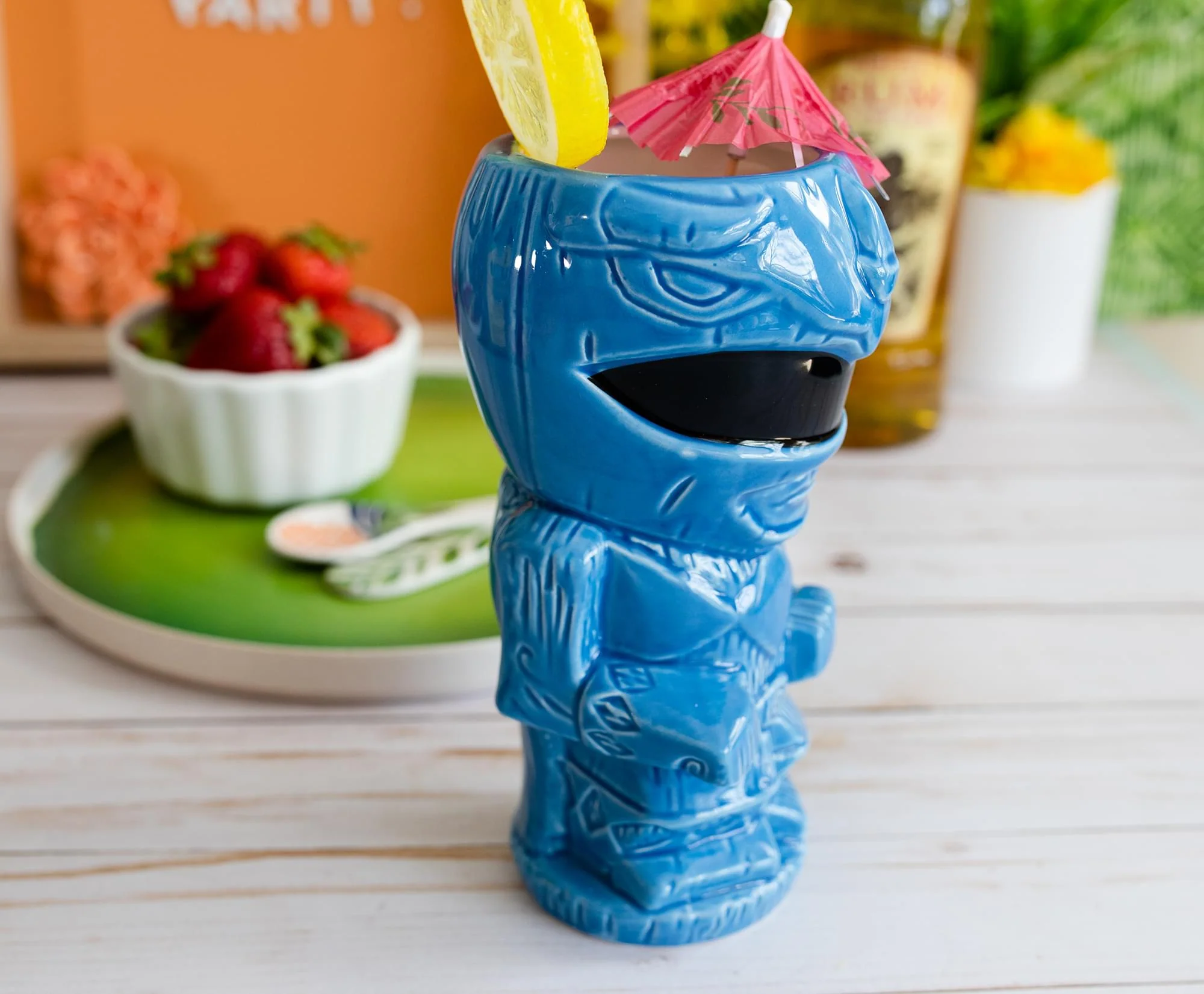 Geeki Tikis Power Rangers Blue Ranger Ceramic Mug | Holds 16 Ounces - Image 5