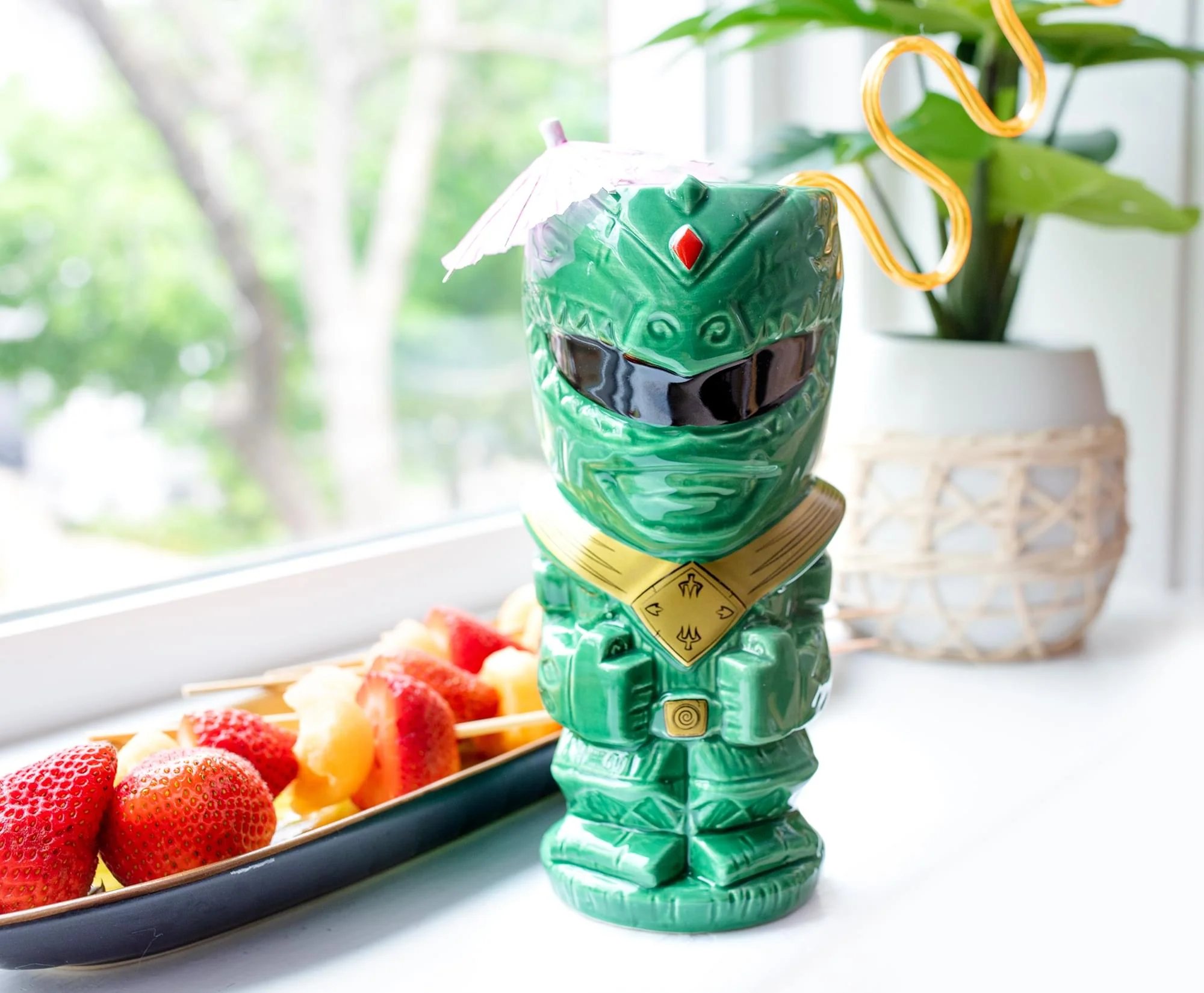 Geeki Tikis Power Rangers Green Ranger Ceramic Mug | Holds 16 Ounces - Image 2