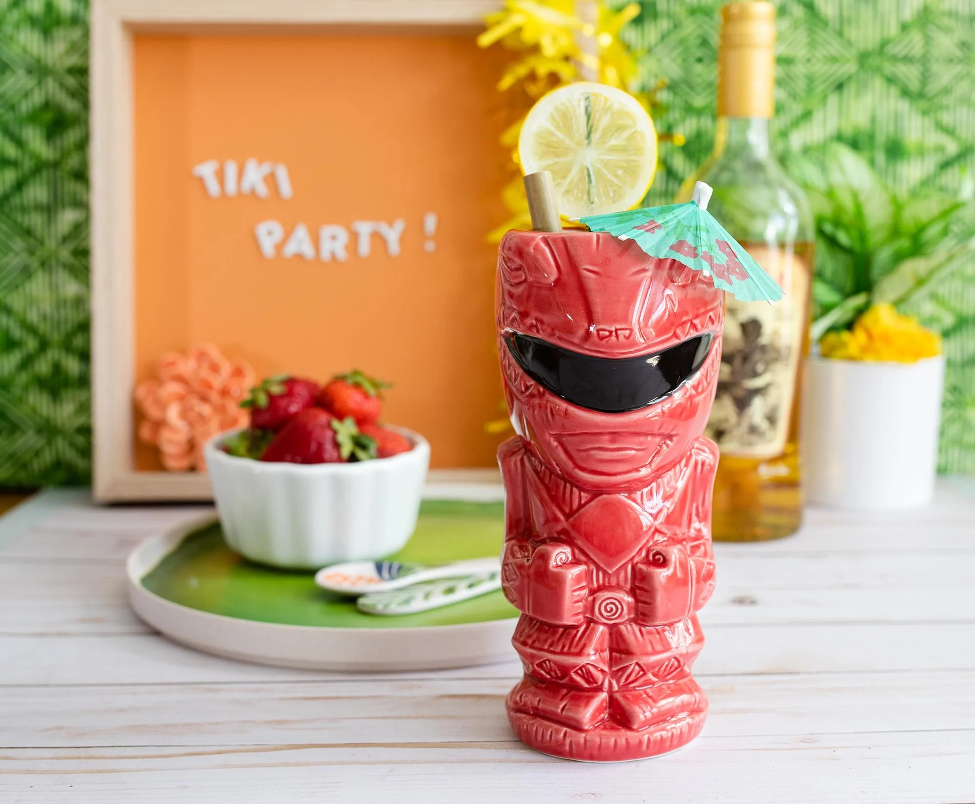 Geeki Tikis Power Rangers Red Ranger Ceramic Mug | Holds 16 Ounces - Image 4
