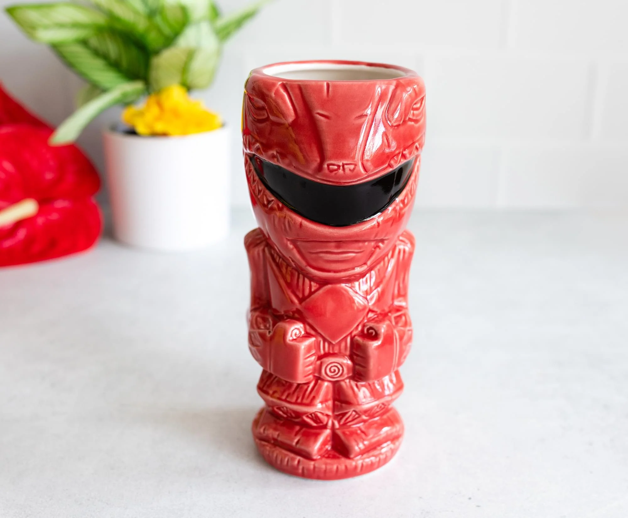 Geeki Tikis Power Rangers Red Ranger Ceramic Mug | Holds 16 Ounces - Image 6