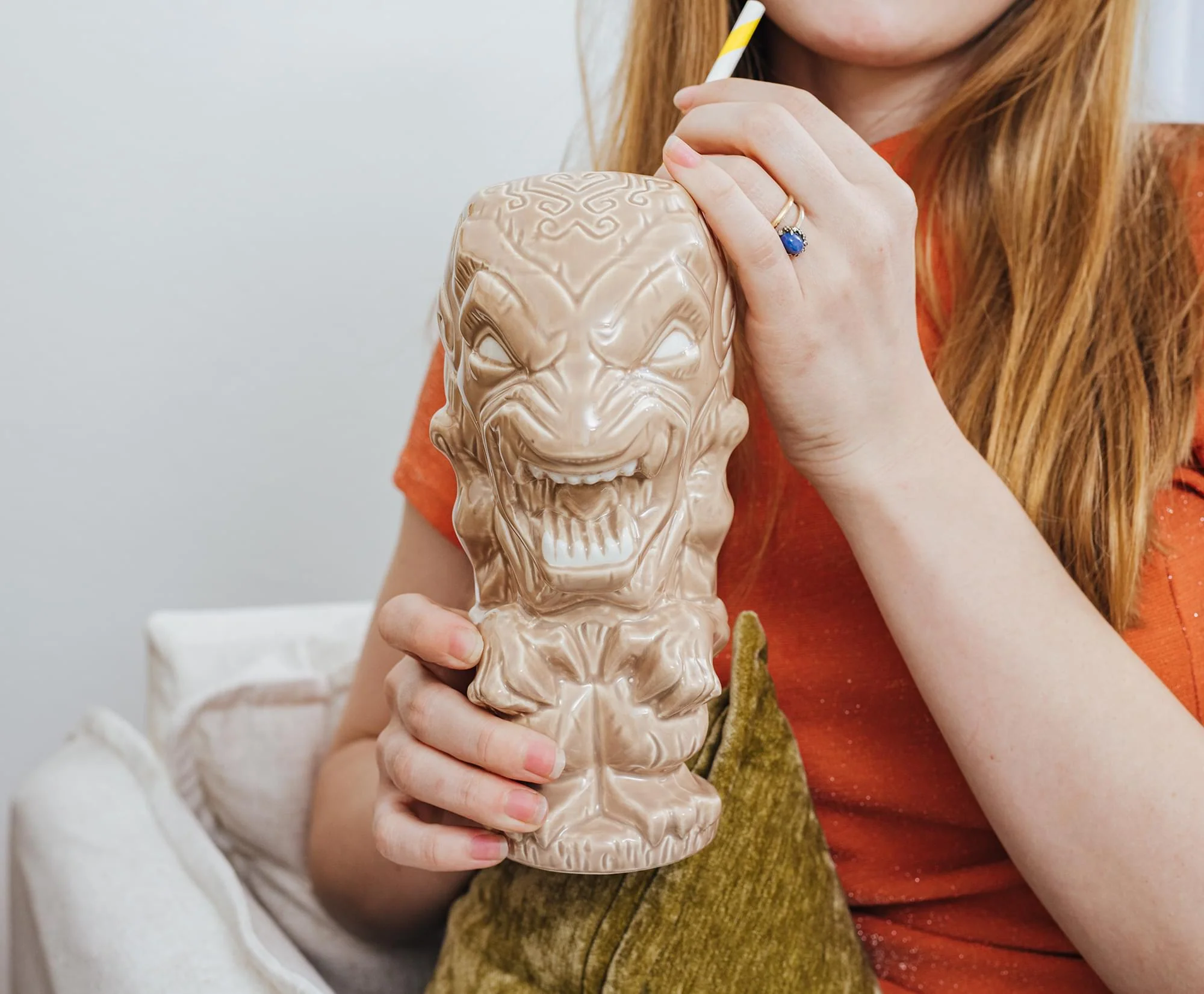 Geeki Tikis Pumpkinhead Ceramic Mug | Holds 22 Ounces - Image 9