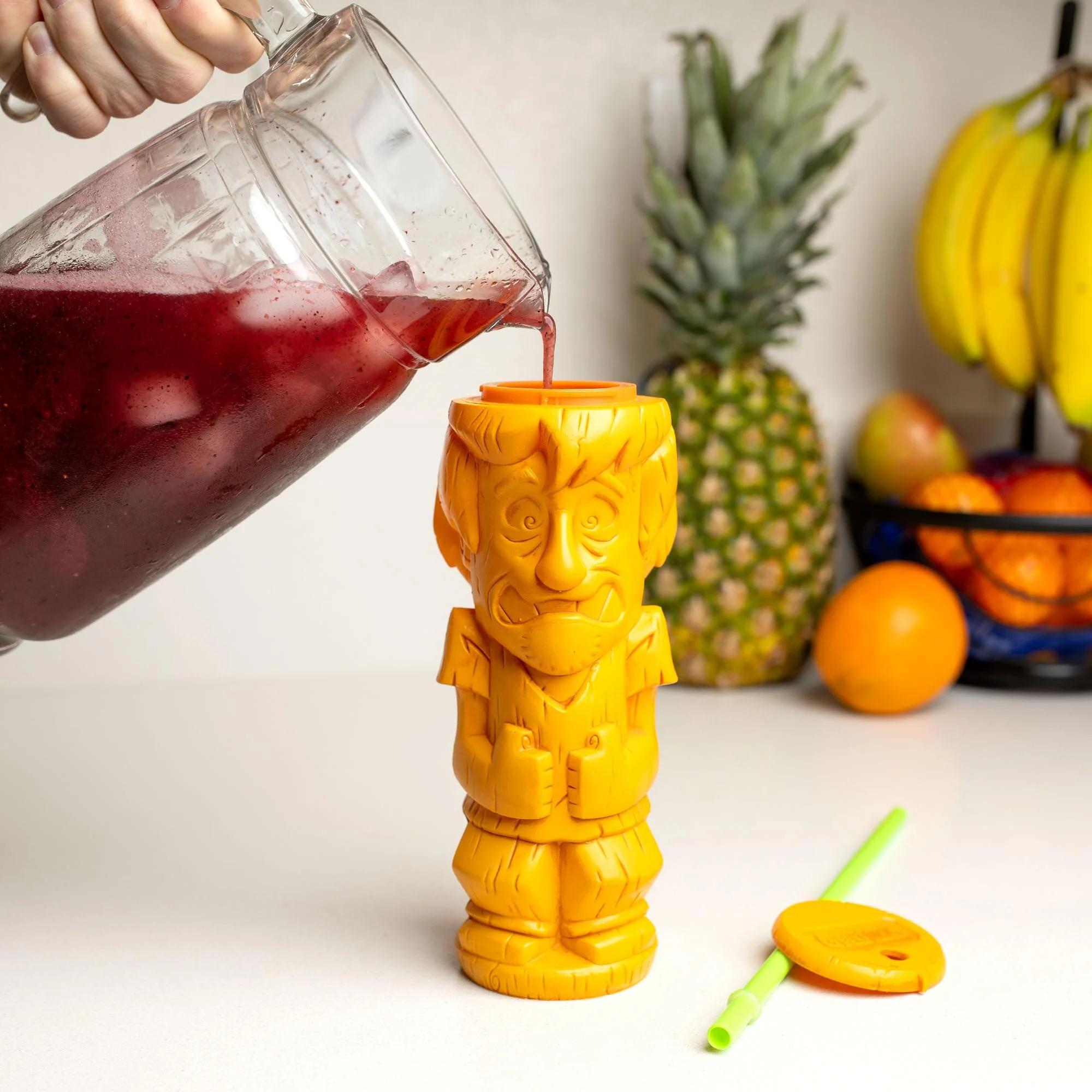 Geeki Tikis Scooby-Doo Shaggy Plastic Tumbler with Straw | Holds 20 Ounces - Image 3